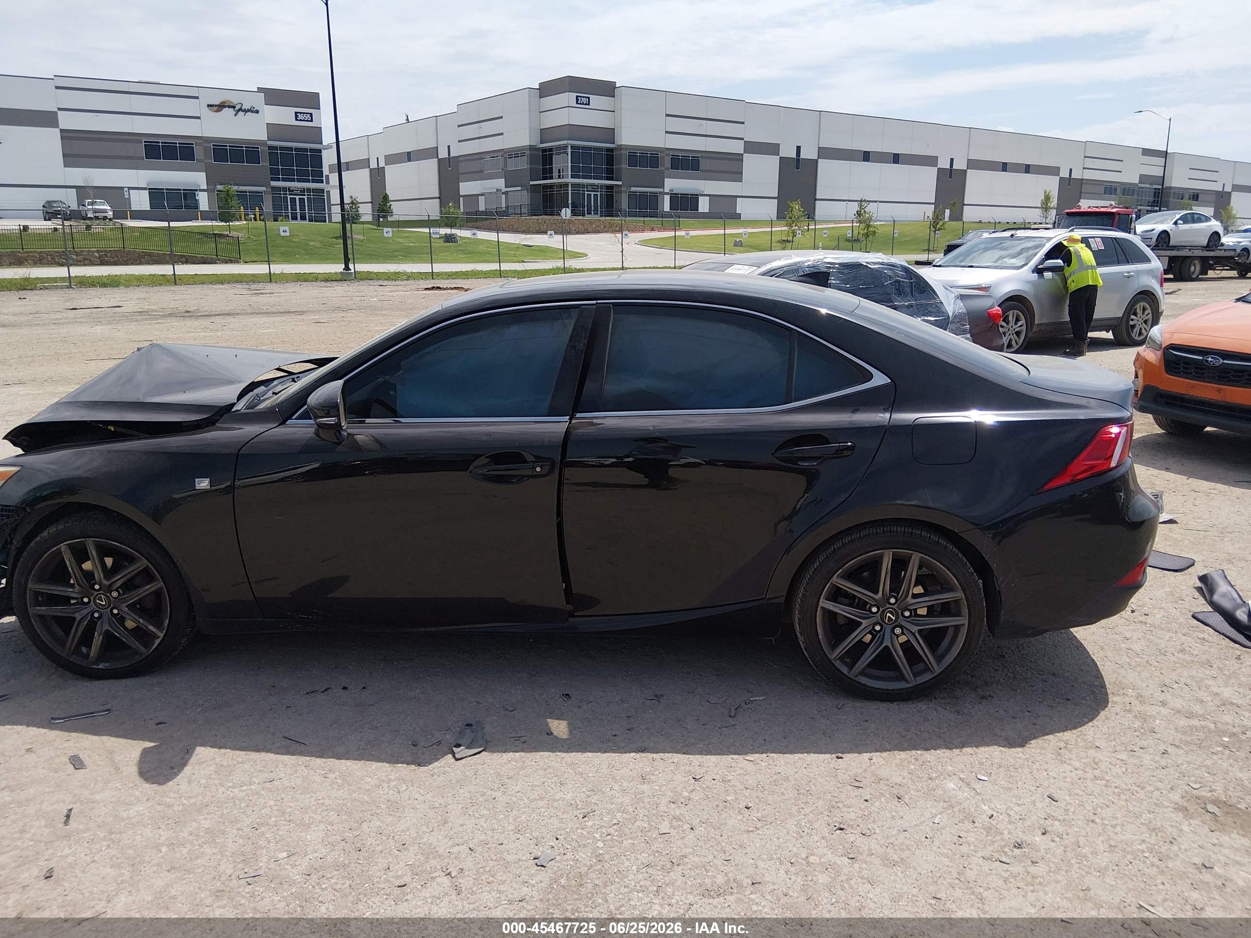 2014 Lexus Is 250 Black vin: JTHBF1D22E5016766