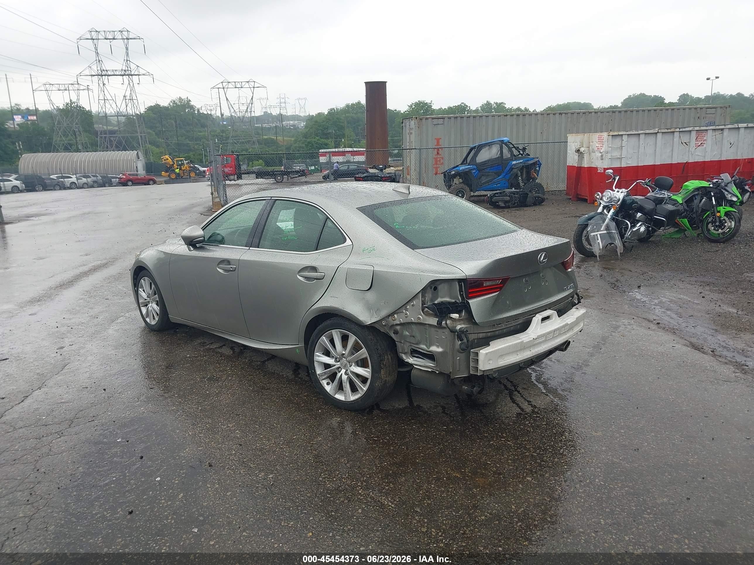 2014 Lexus Is 250   Gray vin: JTHBF1D22E5016976