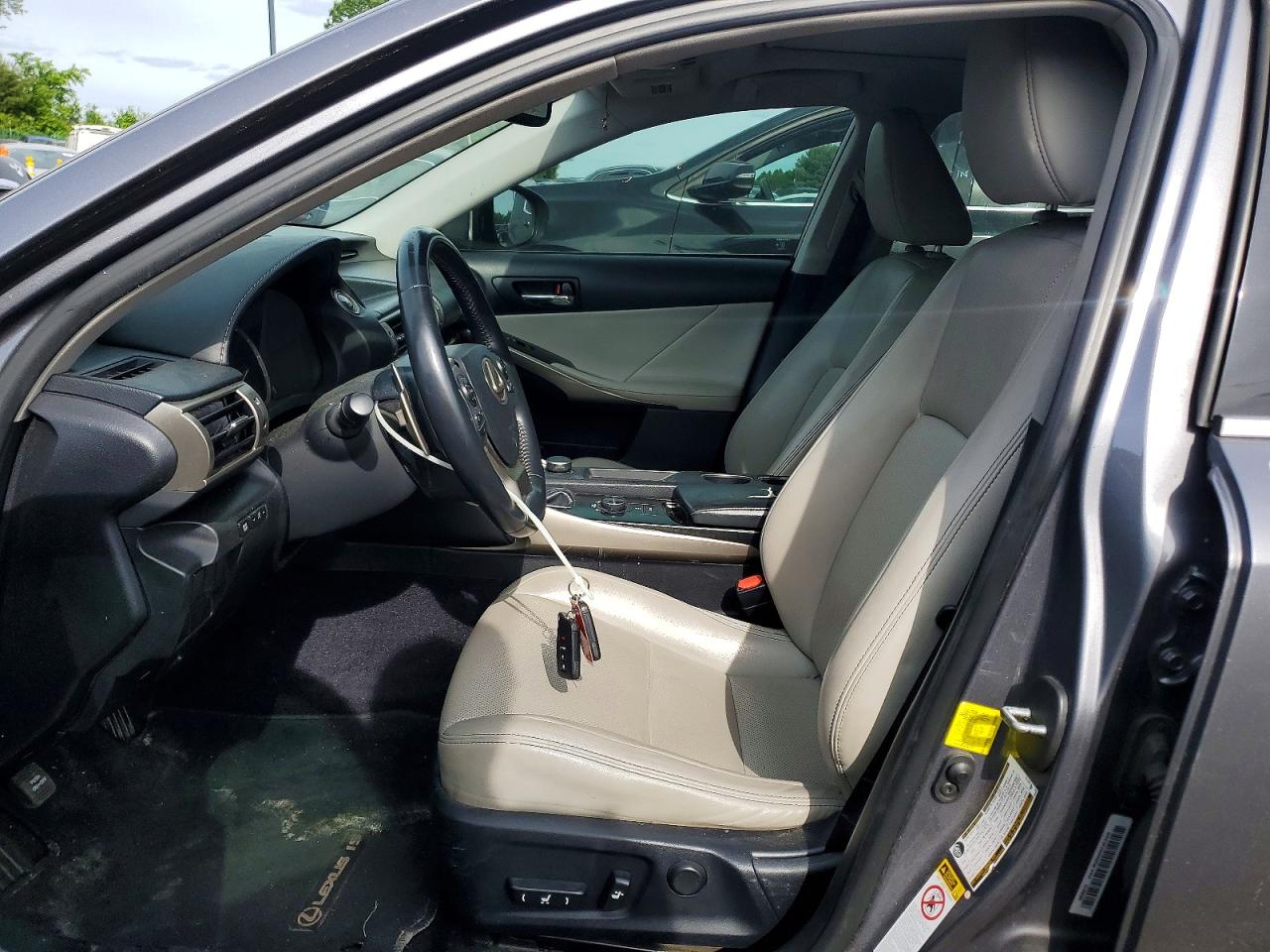 2014 Lexus Is 250 Gray vin: JTHBF1D22E5019134
