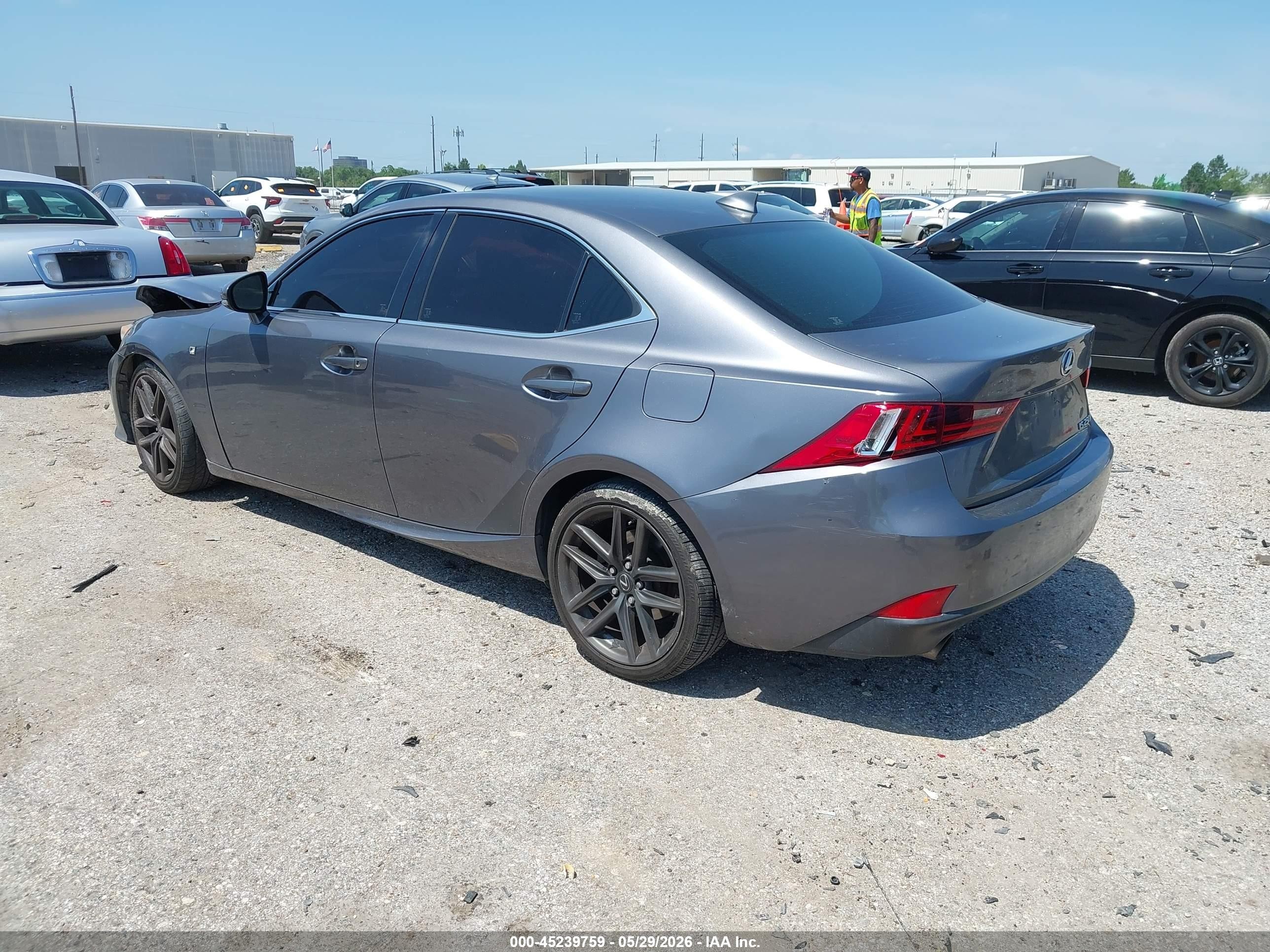 2014 Lexus Is 250 Gray vin: JTHBF1D22E5021725