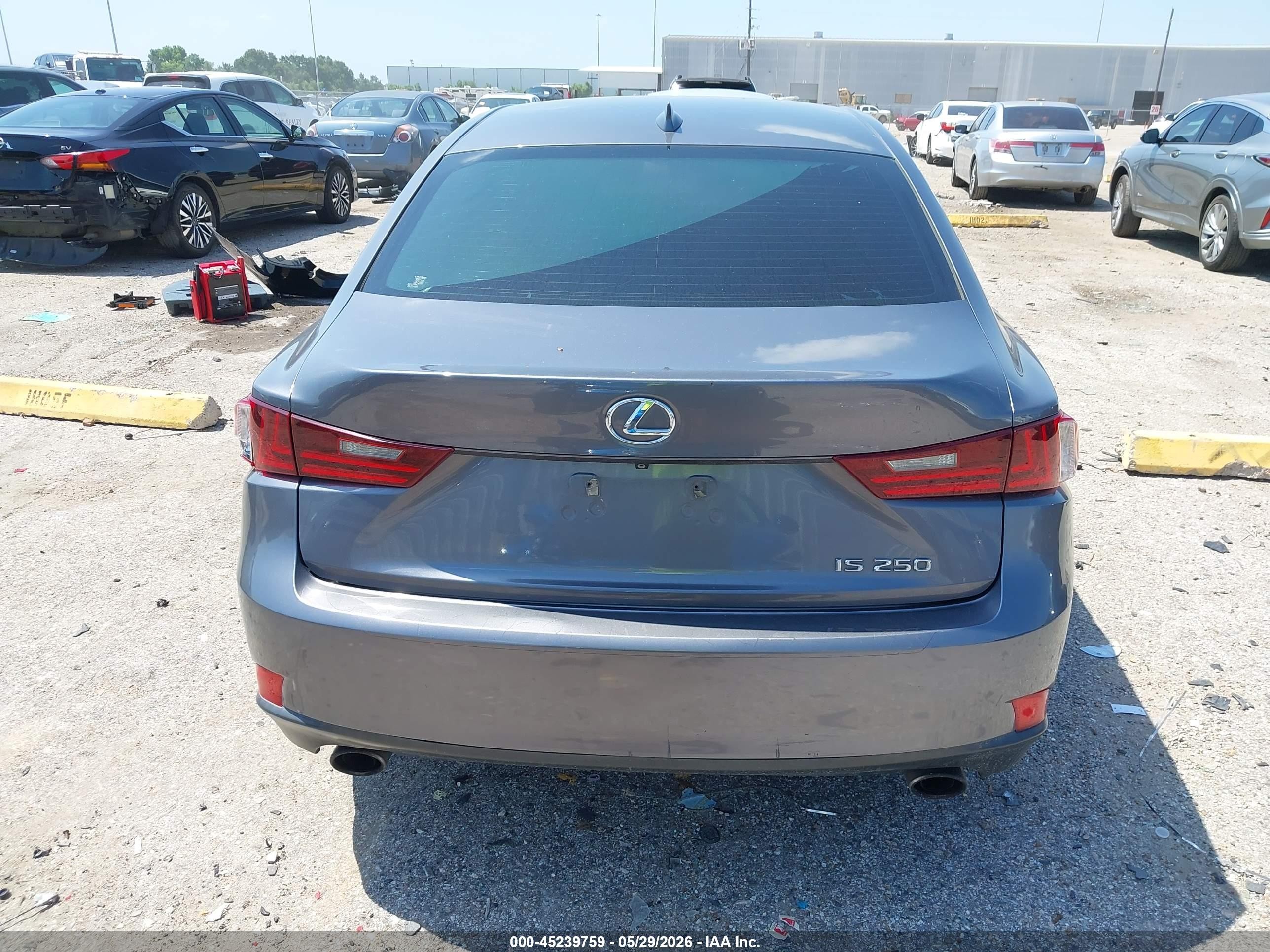 2014 Lexus Is 250 Gray vin: JTHBF1D22E5021725