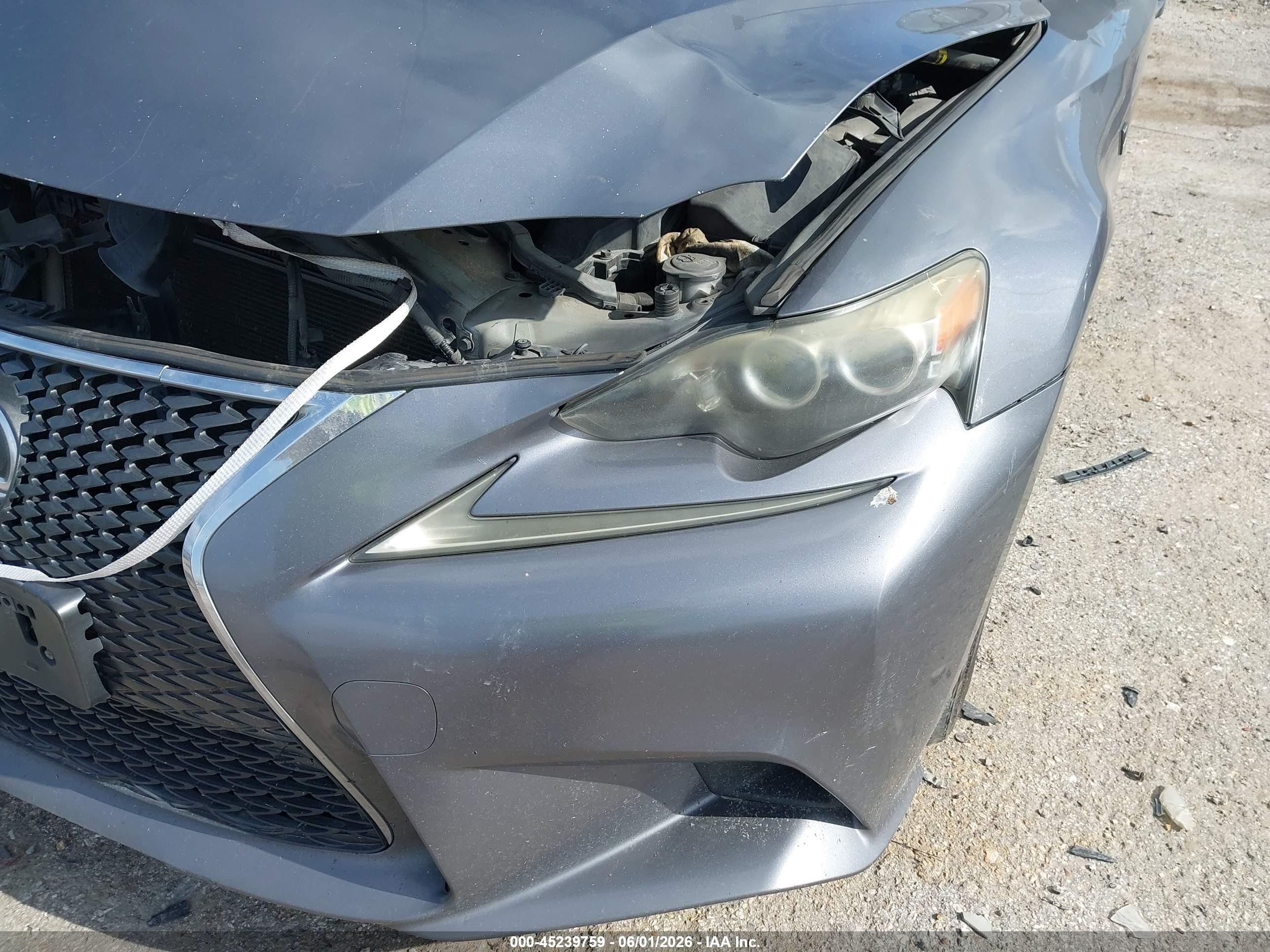 2014 Lexus Is 250 Gray vin: JTHBF1D22E5021725