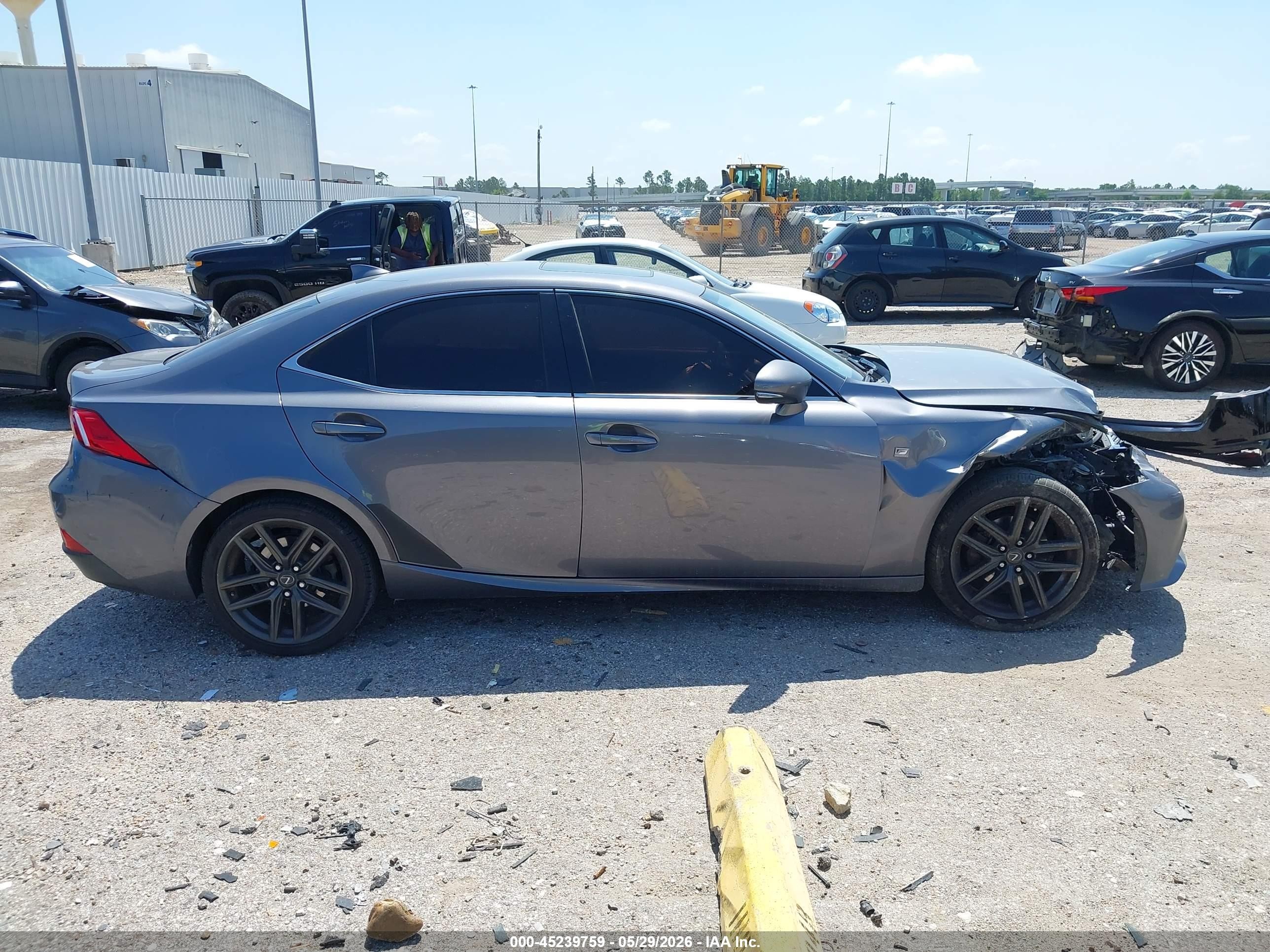 2014 Lexus Is 250 Gray vin: JTHBF1D22E5021725