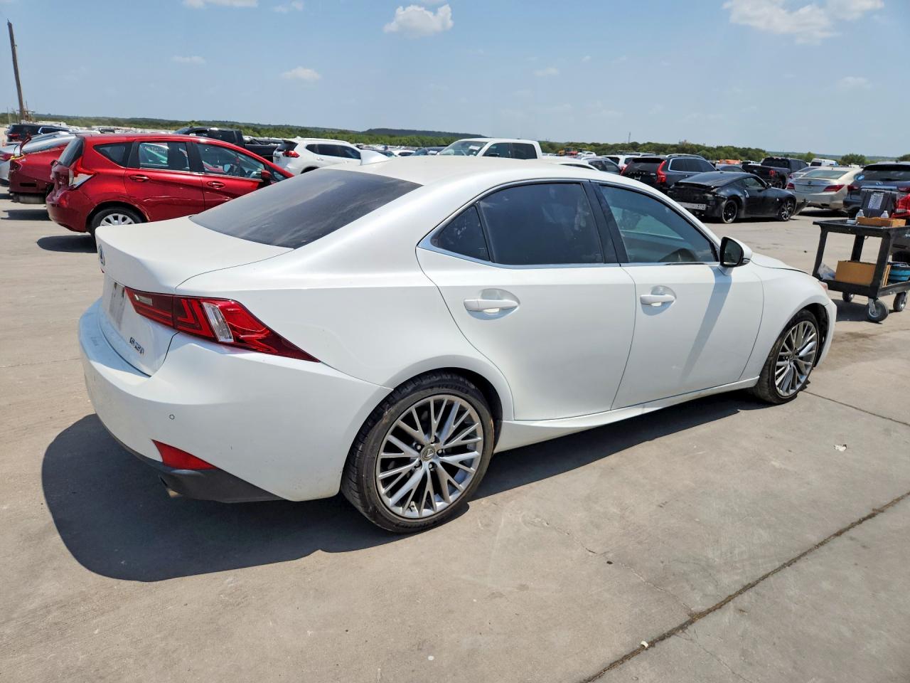 2014 Lexus Is 250 Белый vin: JTHBF1D22E5024642