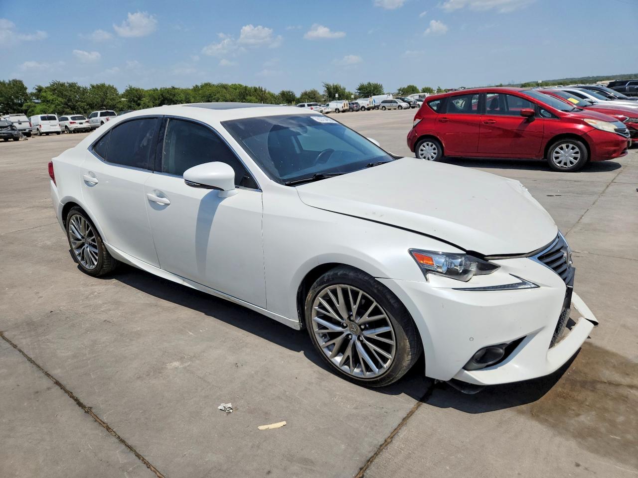 2014 Lexus Is 250 Белый vin: JTHBF1D22E5024642