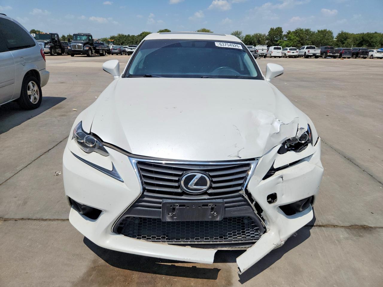 2014 Lexus Is 250 Белый vin: JTHBF1D22E5024642