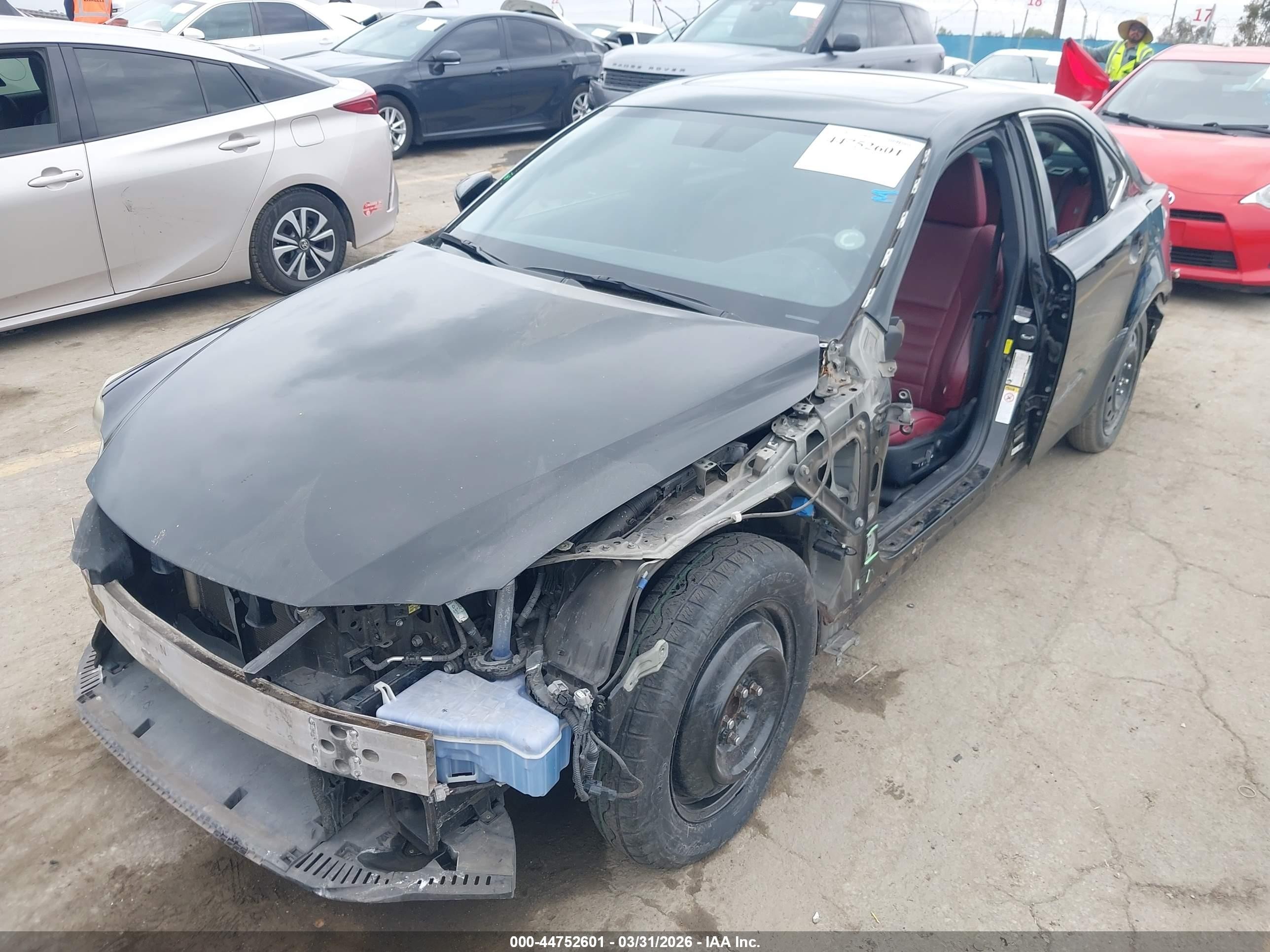 2014 Lexus Is 250   Black vin: JTHBF1D22E5027265