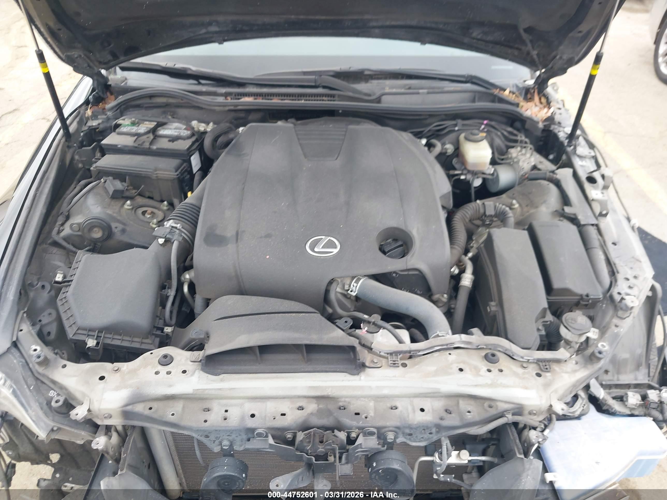 2014 Lexus Is 250   Black vin: JTHBF1D22E5027265