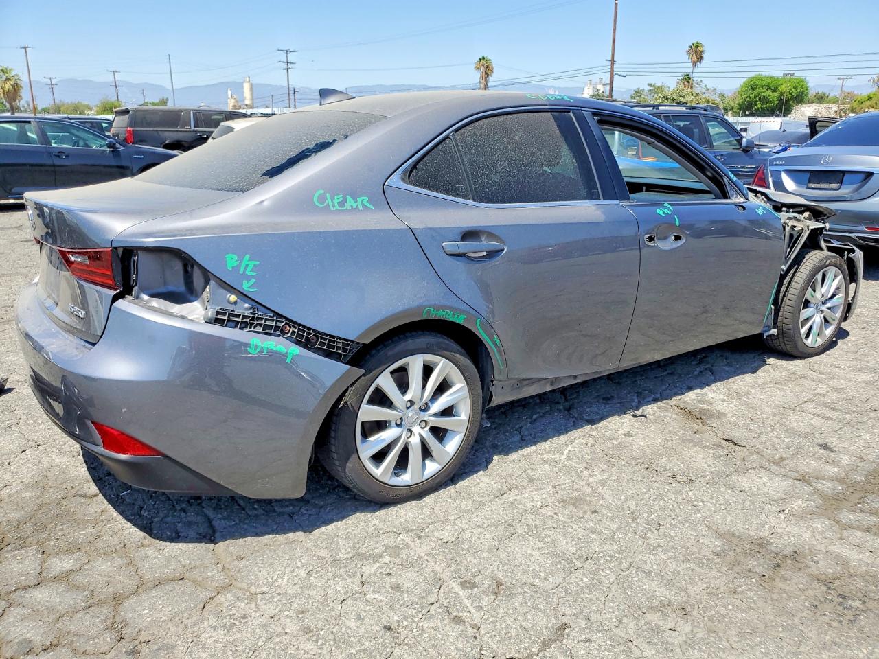 2014 Lexus Is 250 Gray vin: JTHBF1D22E5034071