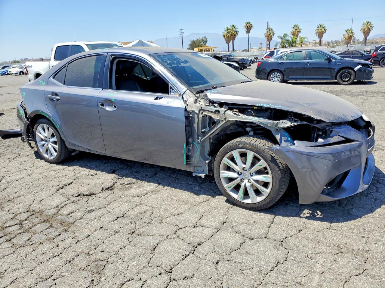 2014 Lexus Is 250 Gray vin: JTHBF1D22E5034071