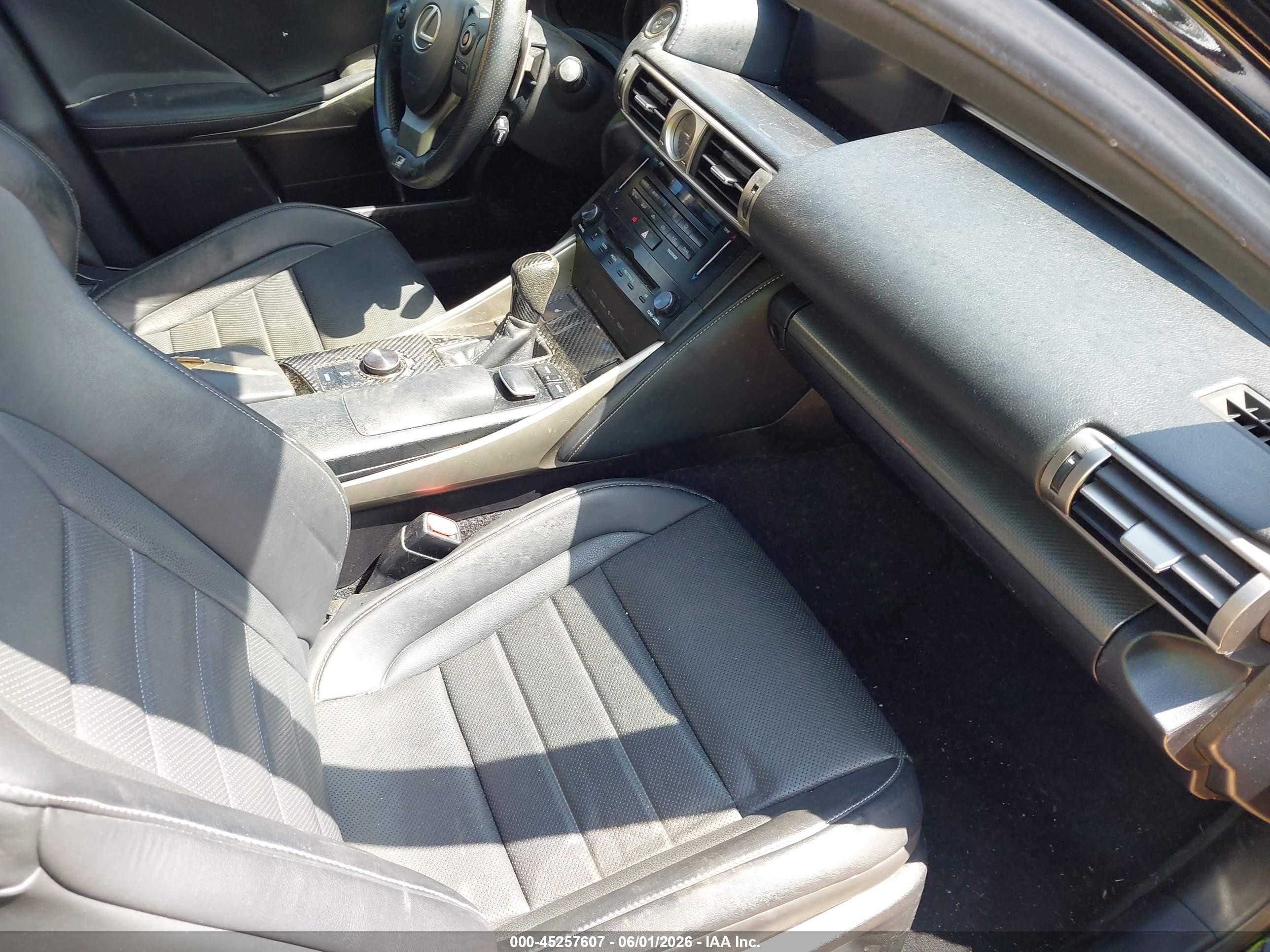 2014 Lexus Is 250   Black vin: JTHBF1D22E5039304