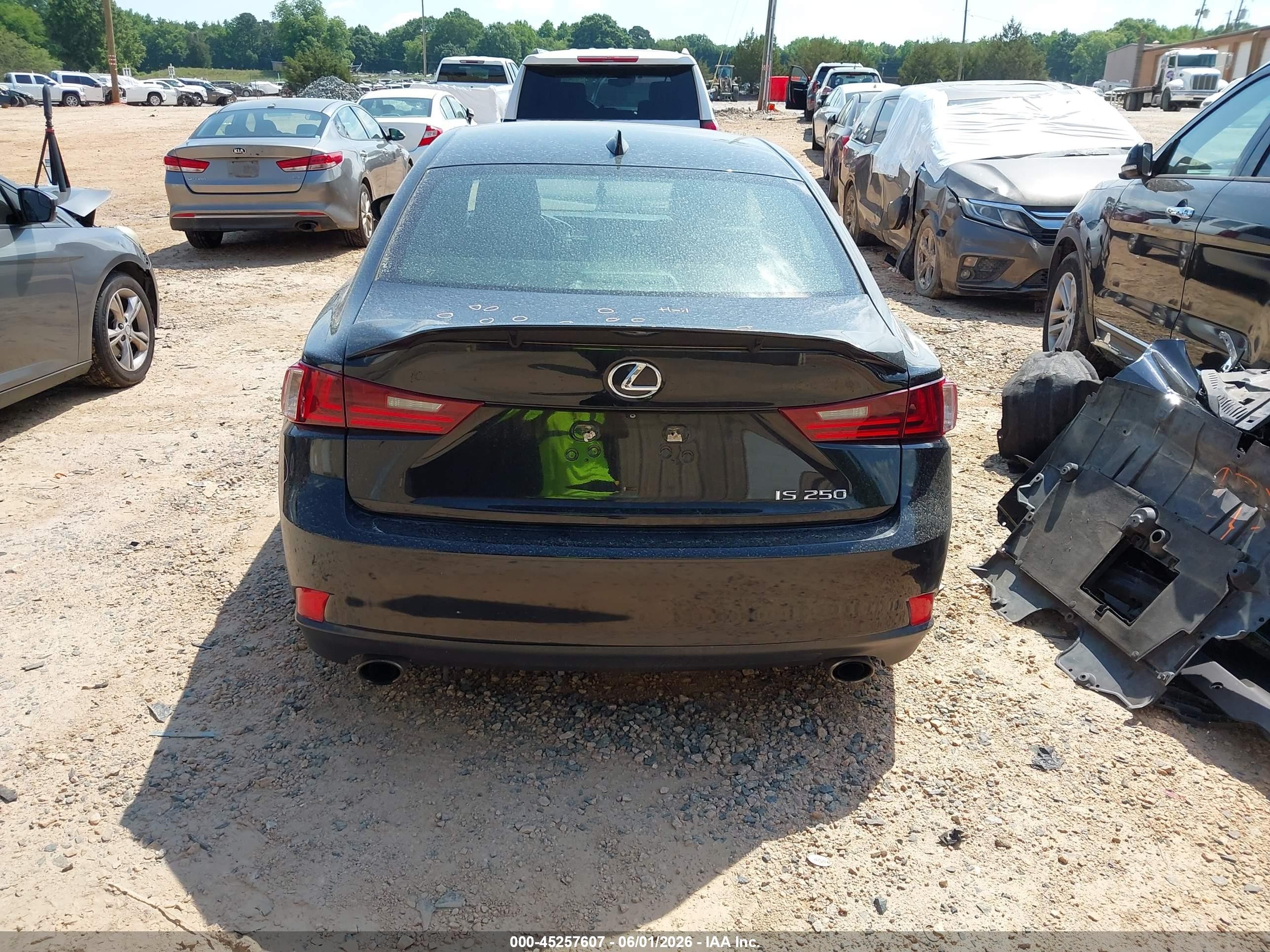 2014 Lexus Is 250   Black vin: JTHBF1D22E5039304