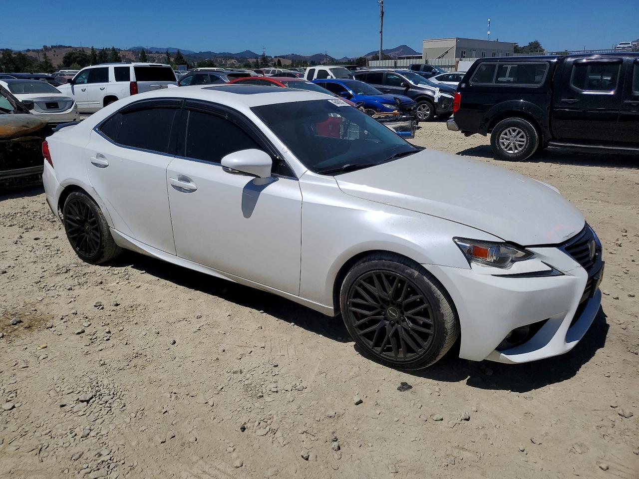 2015 Lexus Is 250 White vin: JTHBF1D22F5049865
