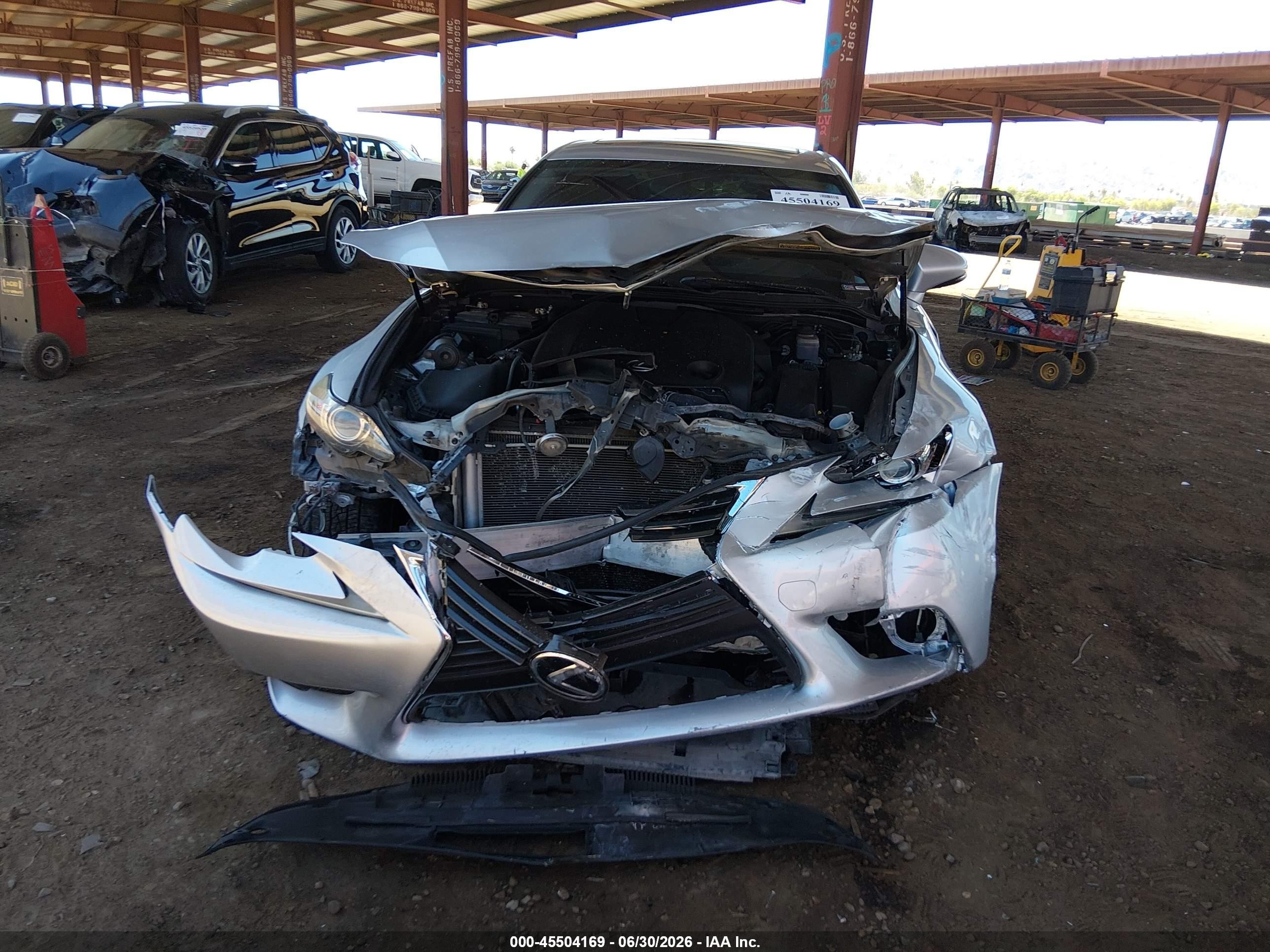 2015 Lexus Is 250   Silver vin: JTHBF1D22F5055021