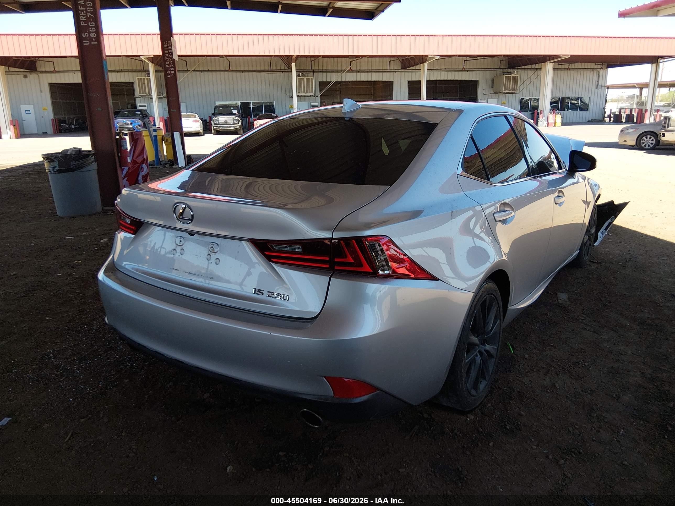 2015 Lexus Is 250   Silver vin: JTHBF1D22F5055021