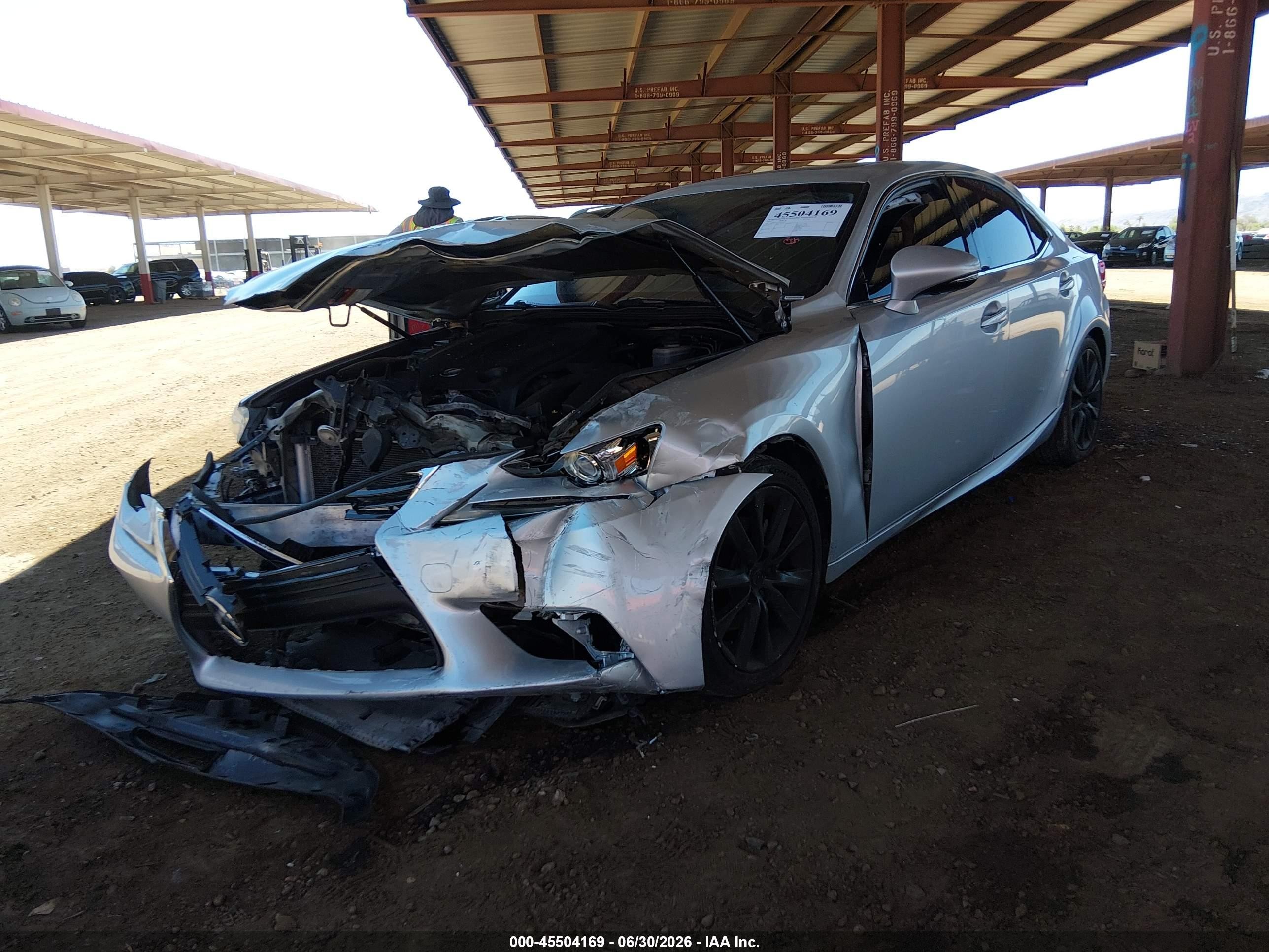 2015 Lexus Is 250   Silver vin: JTHBF1D22F5055021