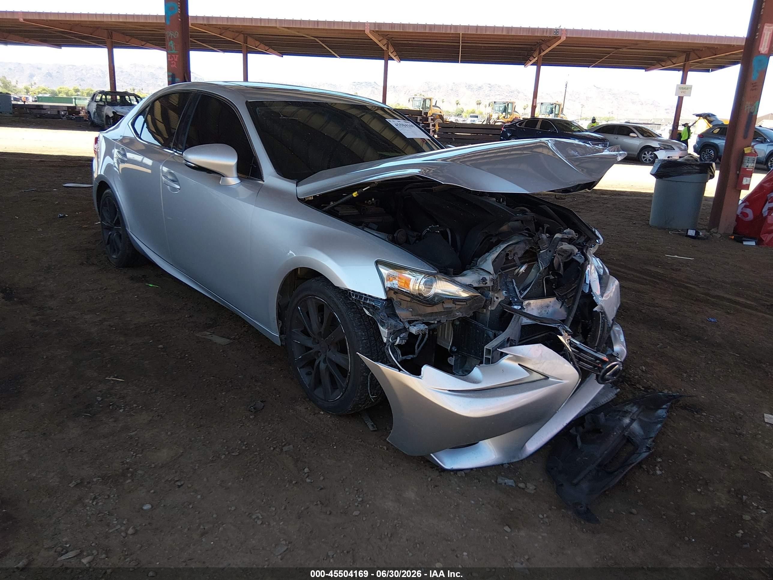 2015 Lexus Is 250   Silver vin: JTHBF1D22F5055021