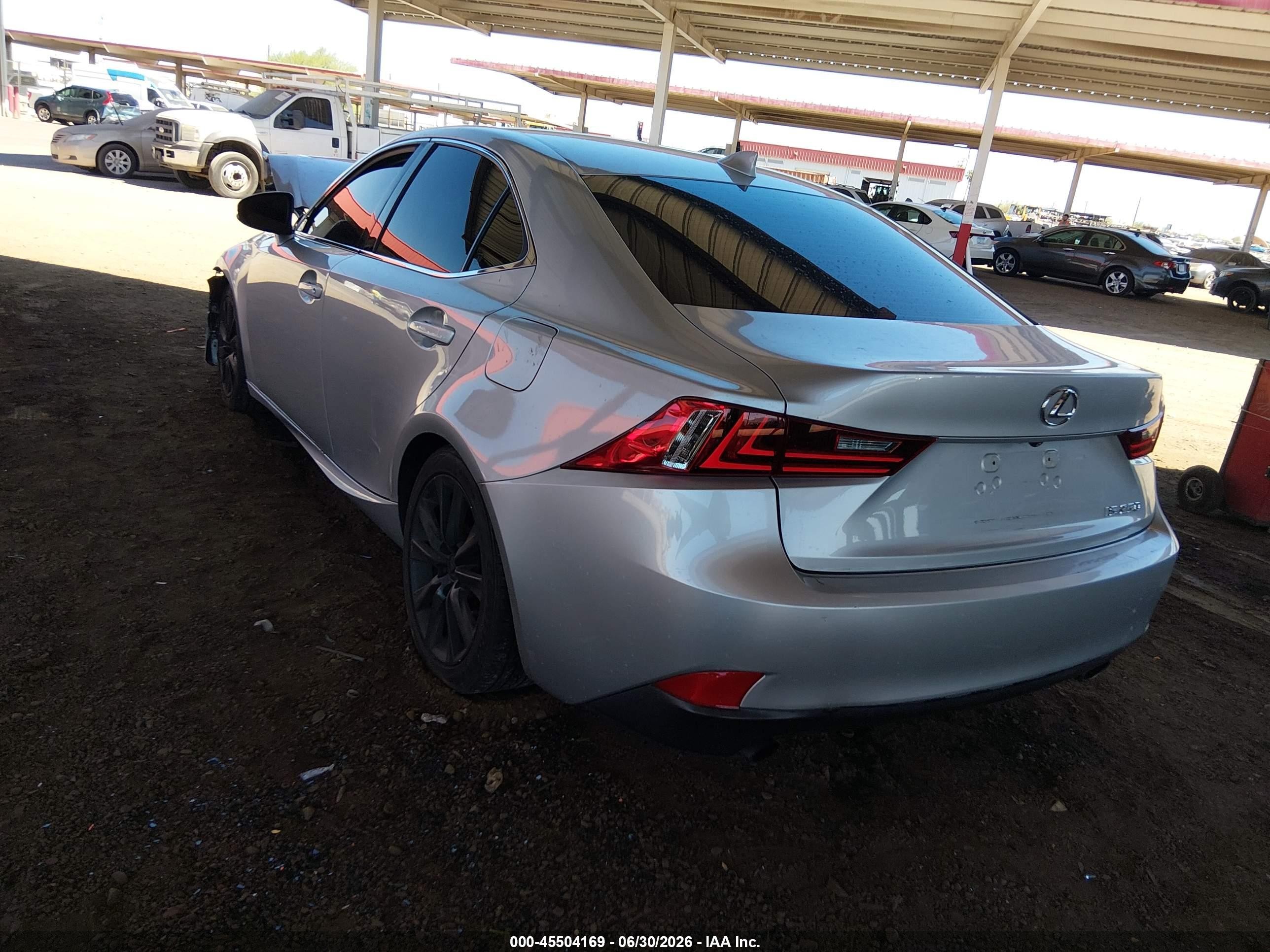 2015 Lexus Is 250   Silver vin: JTHBF1D22F5055021