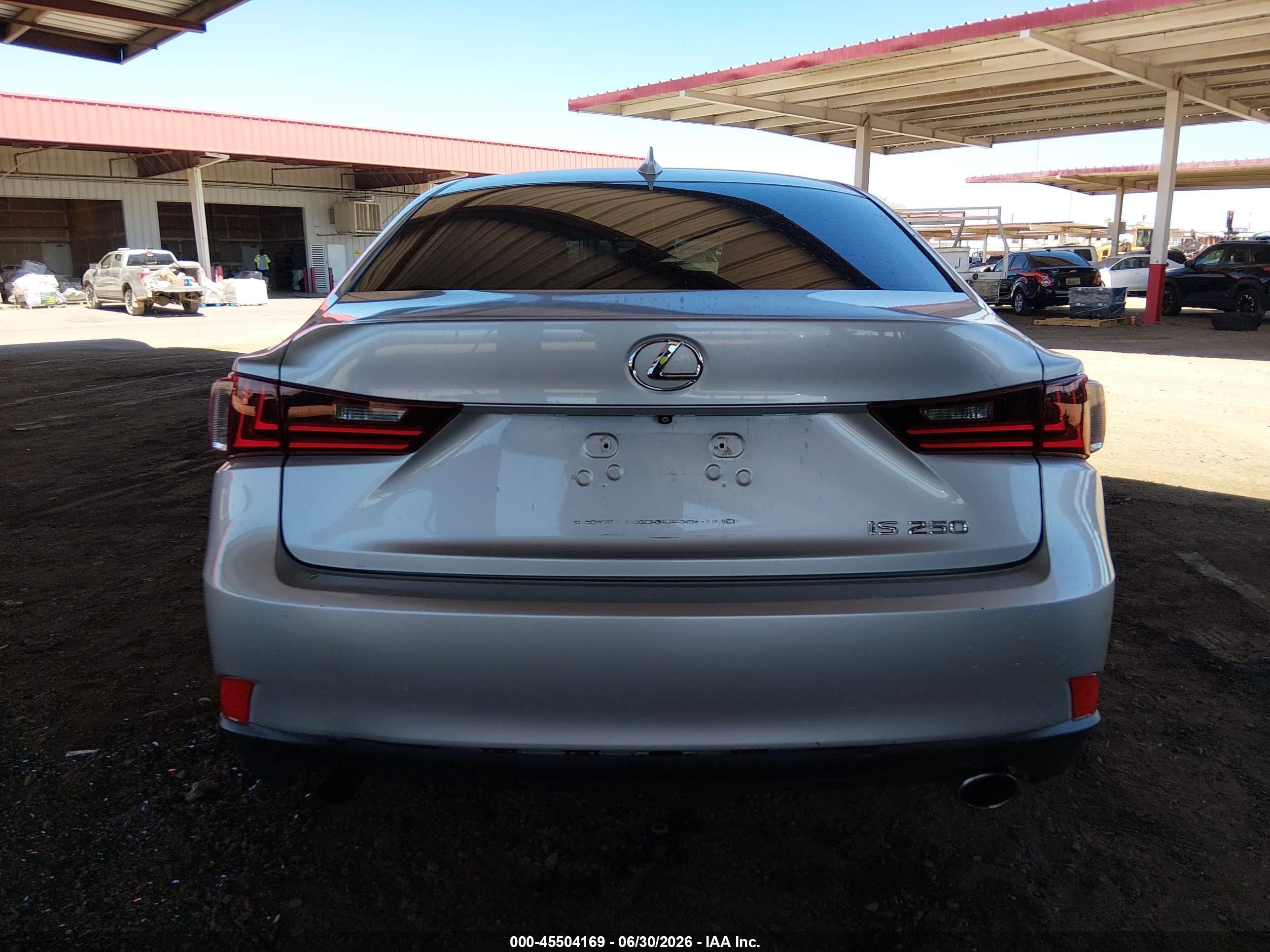 2015 Lexus Is 250   Silver vin: JTHBF1D22F5055021