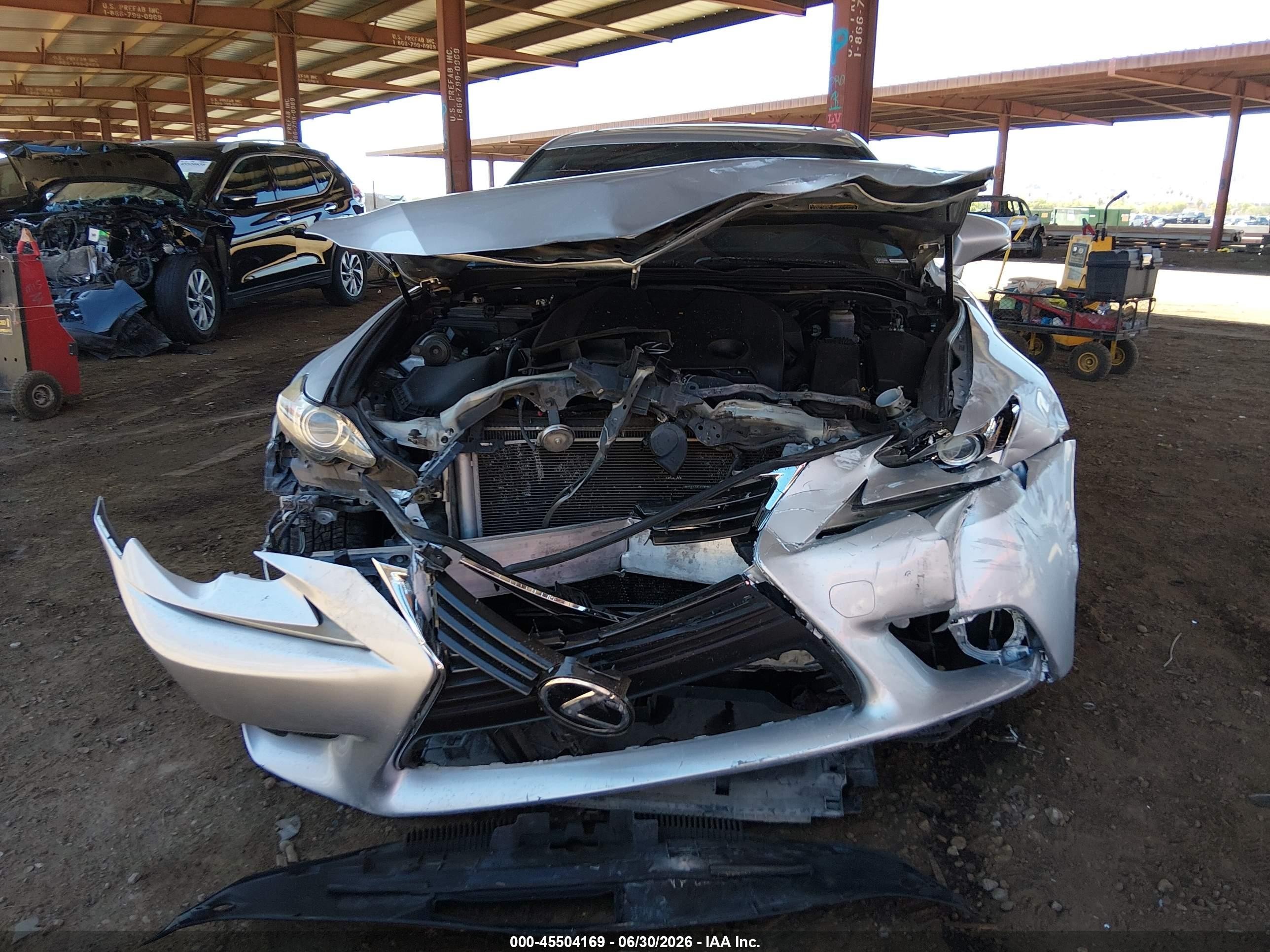 2015 Lexus Is 250   Silver vin: JTHBF1D22F5055021