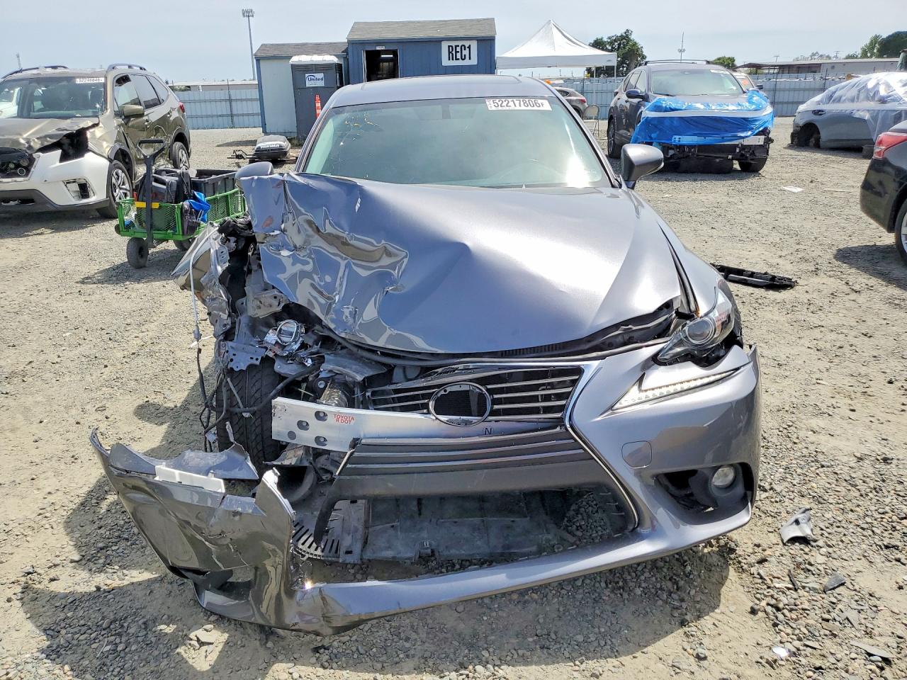 2015 Lexus Is 250 Gray vin: JTHBF1D22F5063880