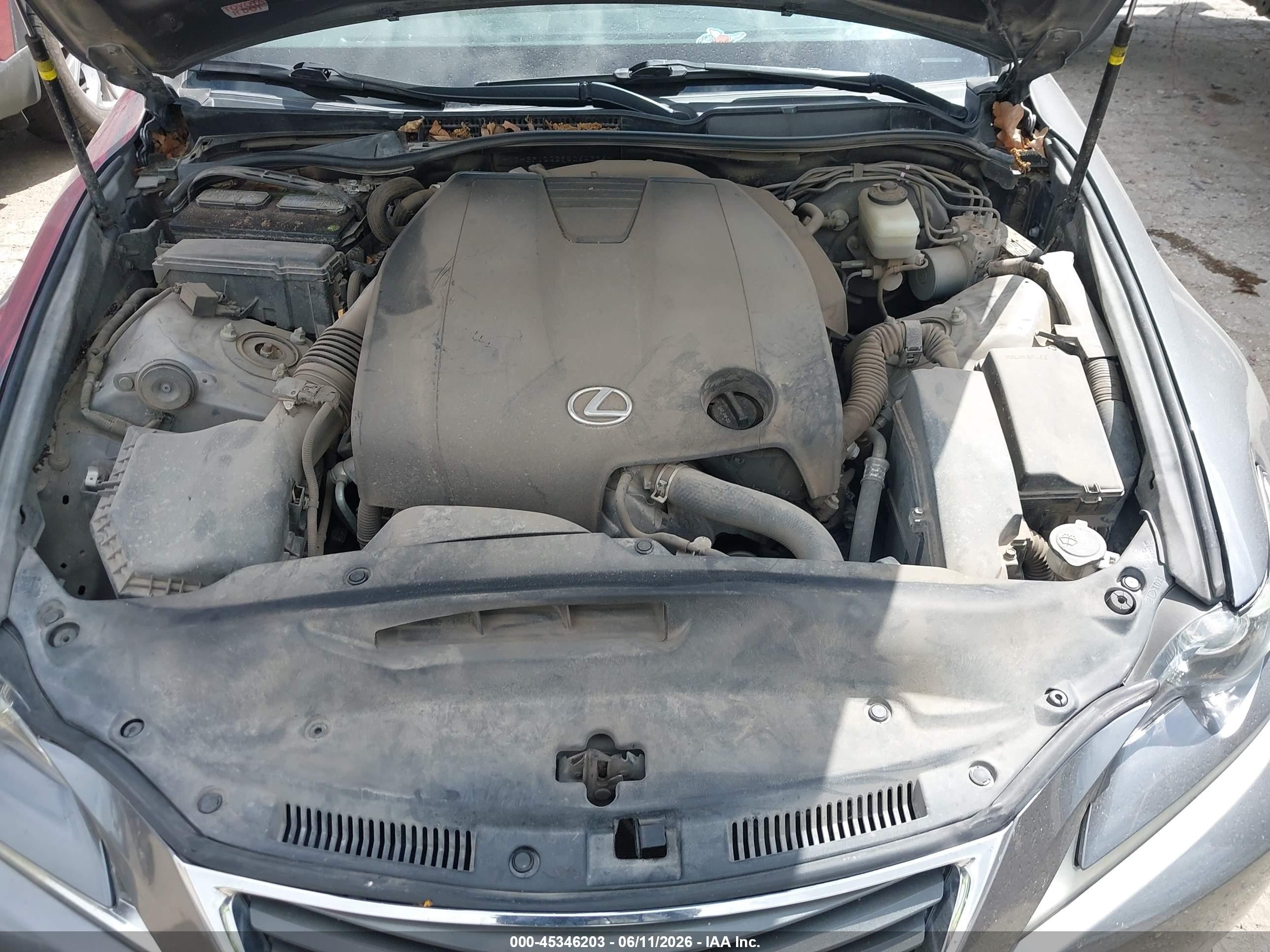 2015 Lexus Is 250   Gray vin: JTHBF1D22F5064396