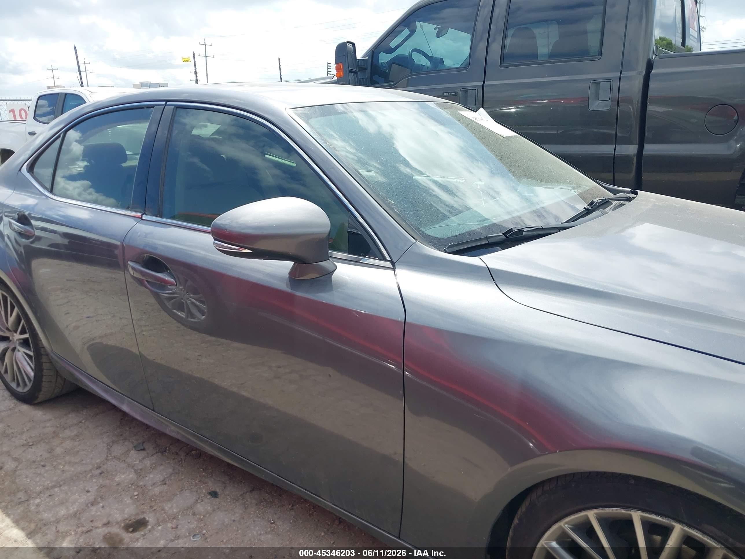 2015 Lexus Is 250   Gray vin: JTHBF1D22F5064396