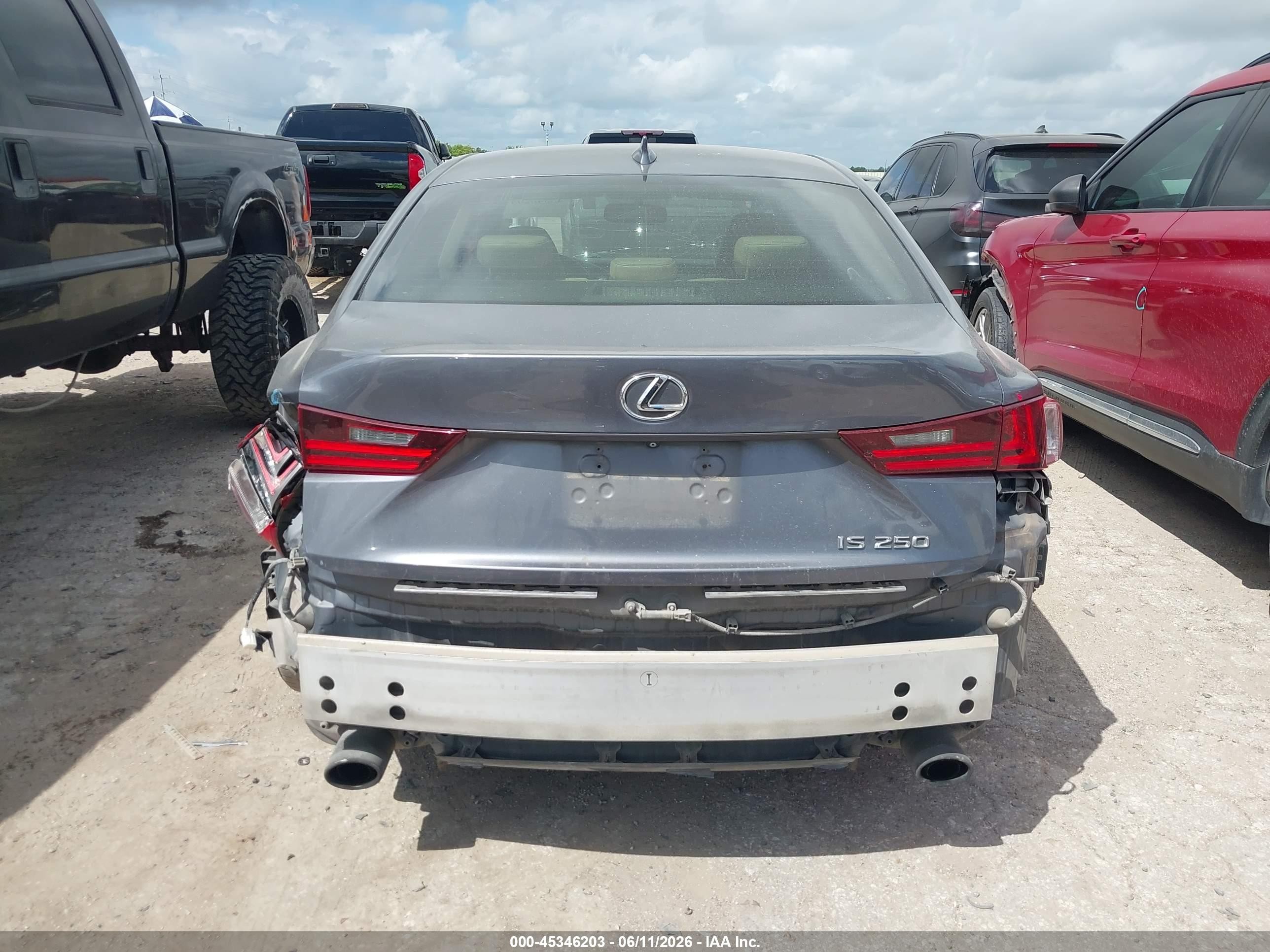 2015 Lexus Is 250   Gray vin: JTHBF1D22F5064396