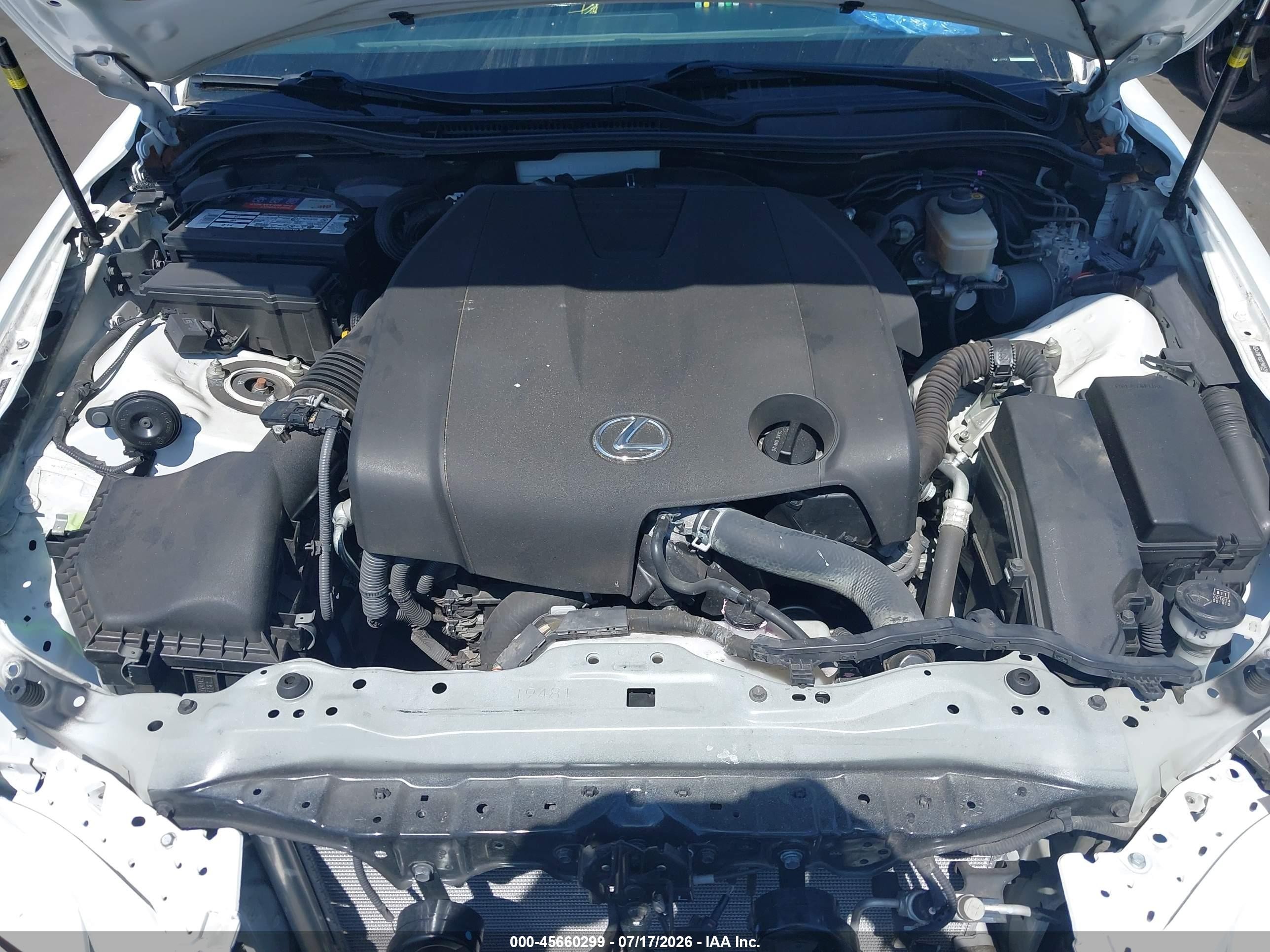 2015 Lexus Is 250 White vin: JTHBF1D22F5065726