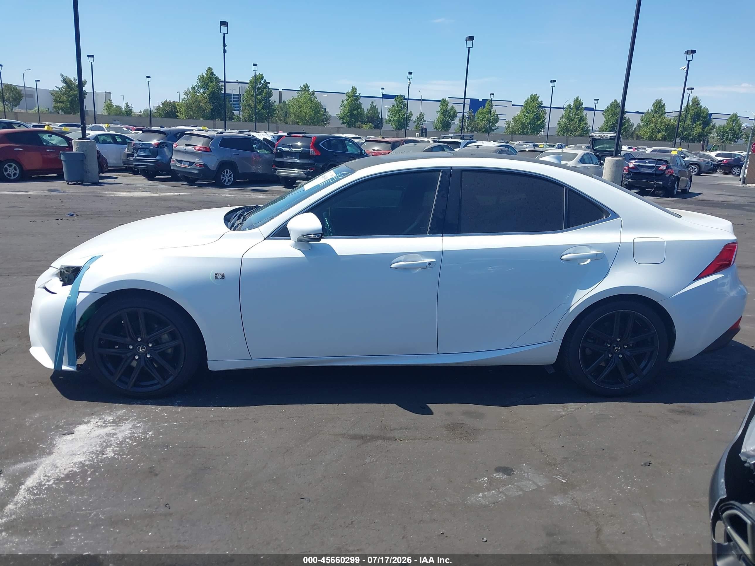 2015 Lexus Is 250 White vin: JTHBF1D22F5065726