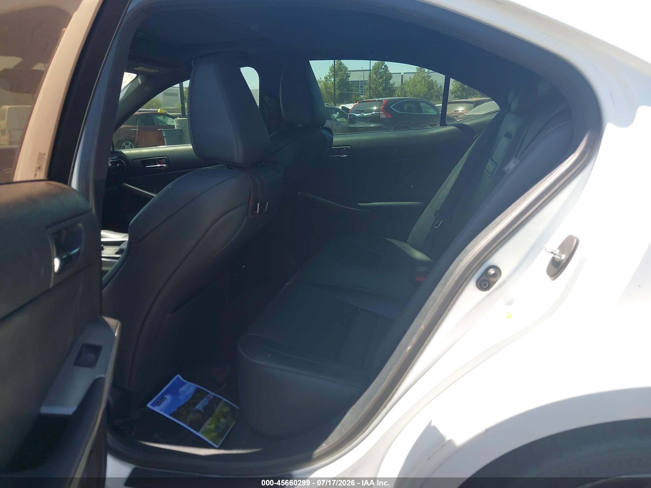 2015 Lexus Is 250 White vin: JTHBF1D22F5065726