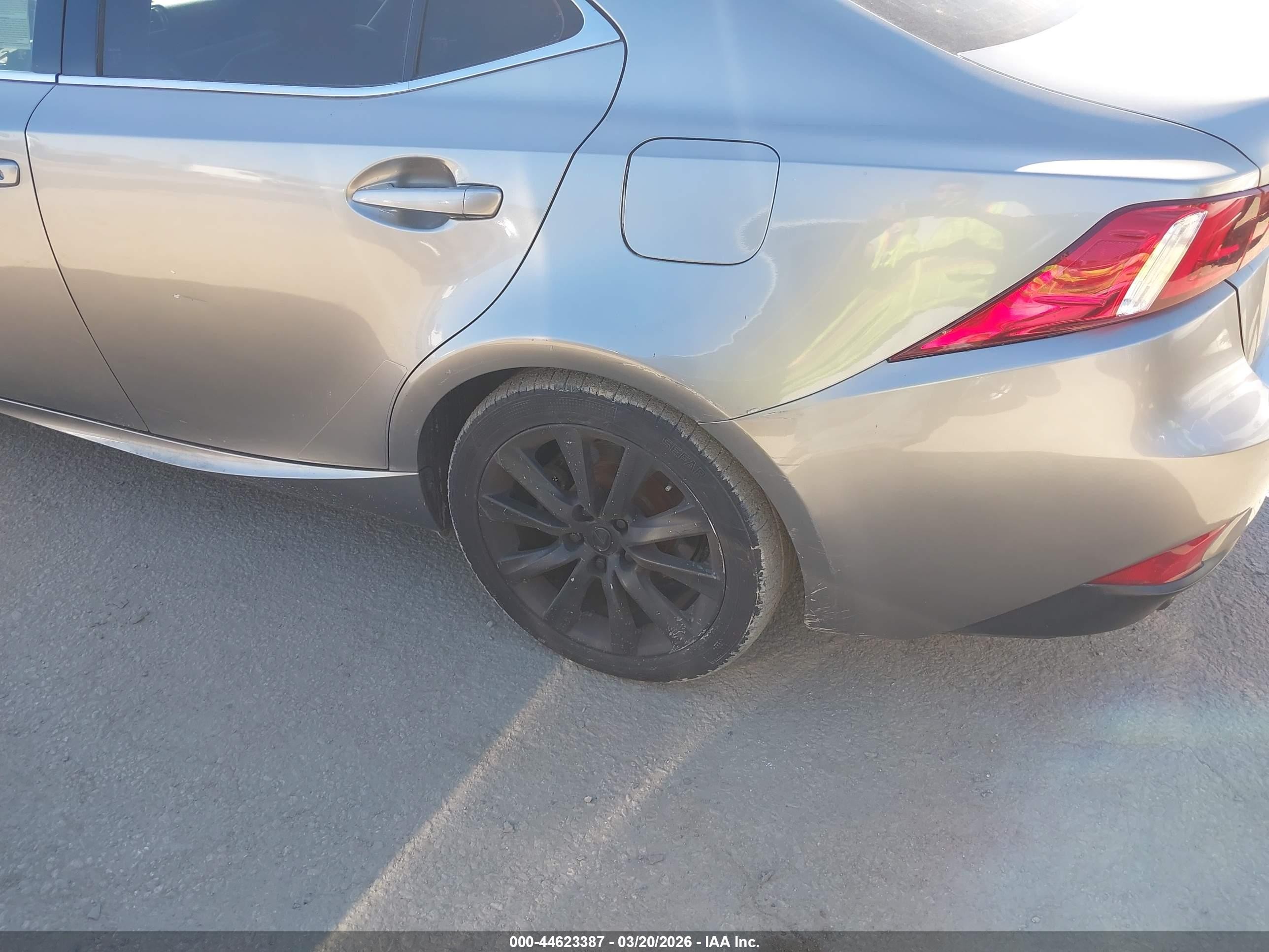 2015 Lexus Is 250   Gray vin: JTHBF1D22F5068402