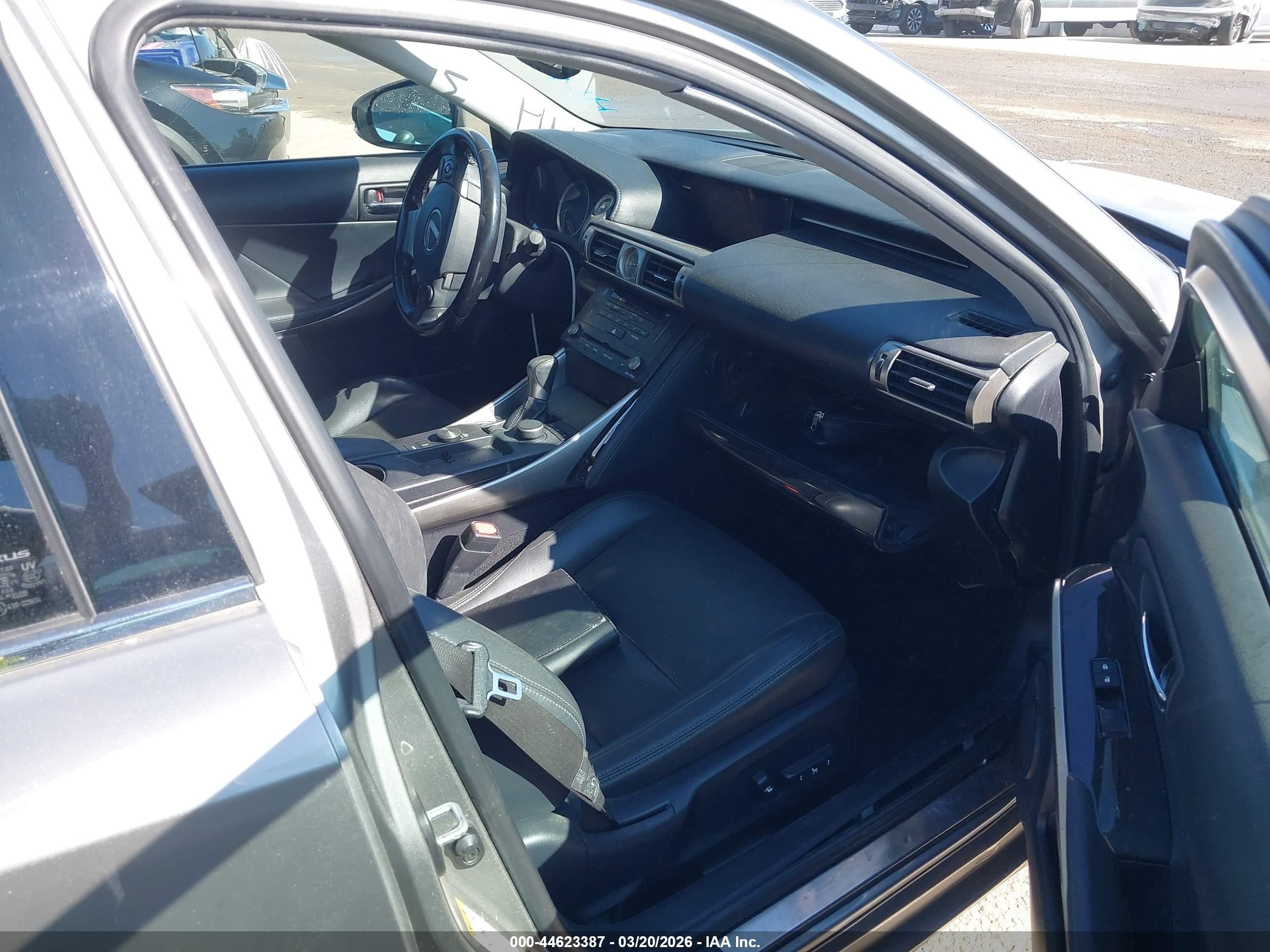 2015 Lexus Is 250   Gray vin: JTHBF1D22F5068402