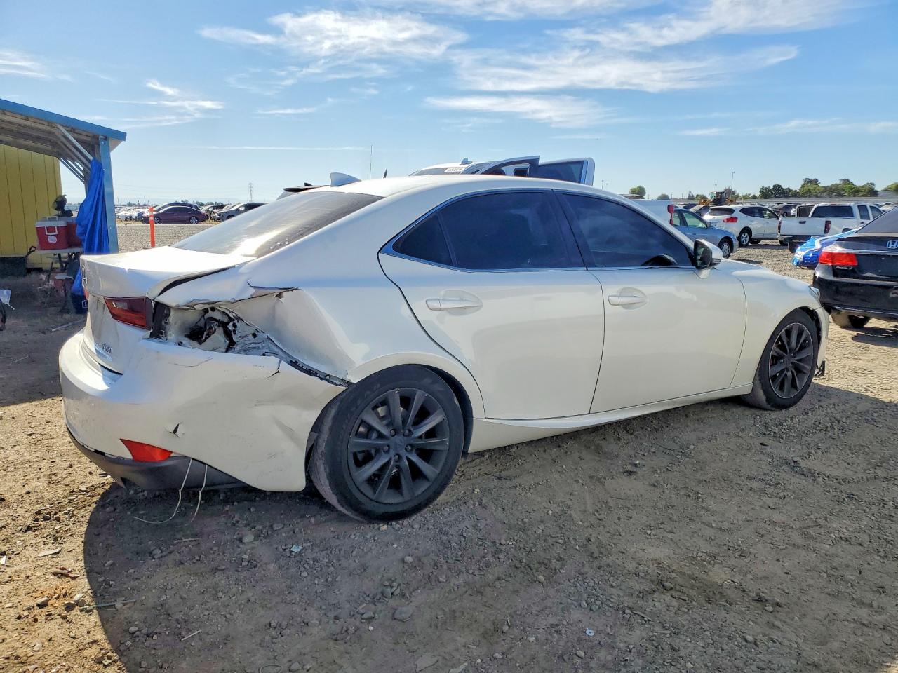 2015 Lexus Is 250 White vin: JTHBF1D22F5075088