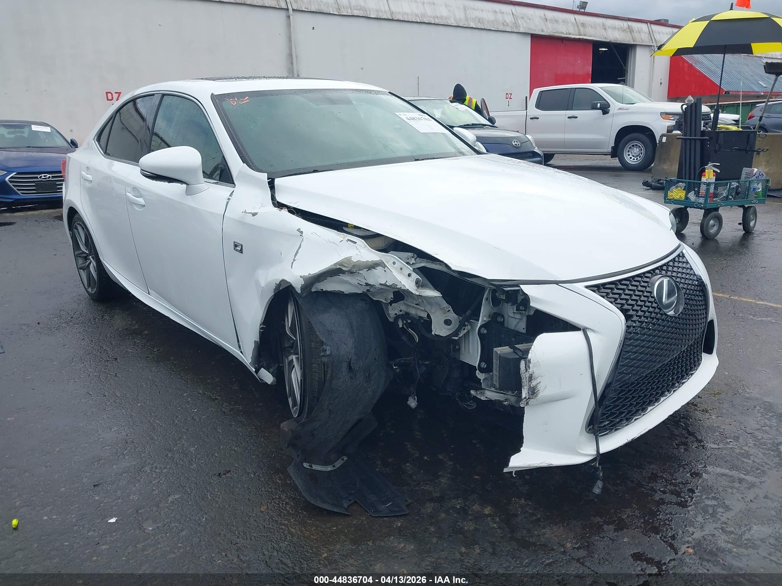 2015 Lexus Is 250   White vin: JTHBF1D22F5081389