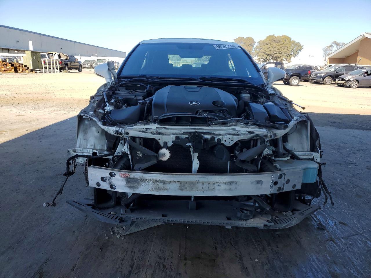 2014 Lexus Is 250 White vin: JTHBF1D23E5018347