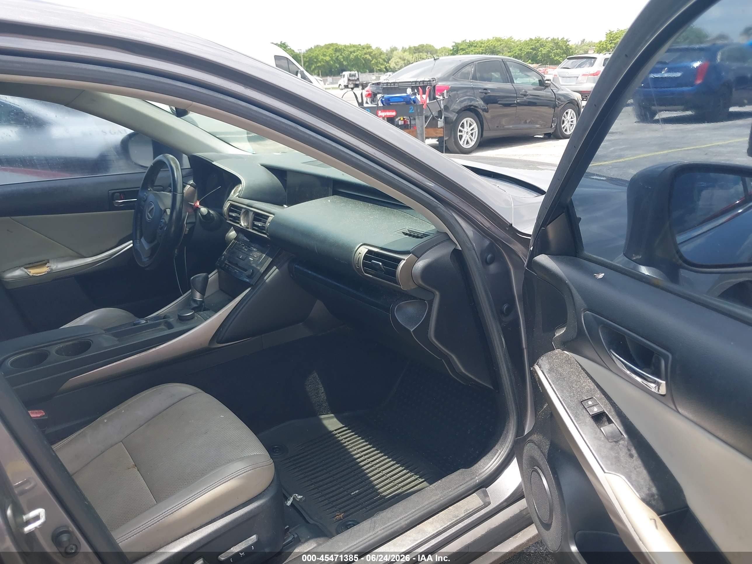 2014 Lexus Is 250   Gray vin: JTHBF1D23E5027789