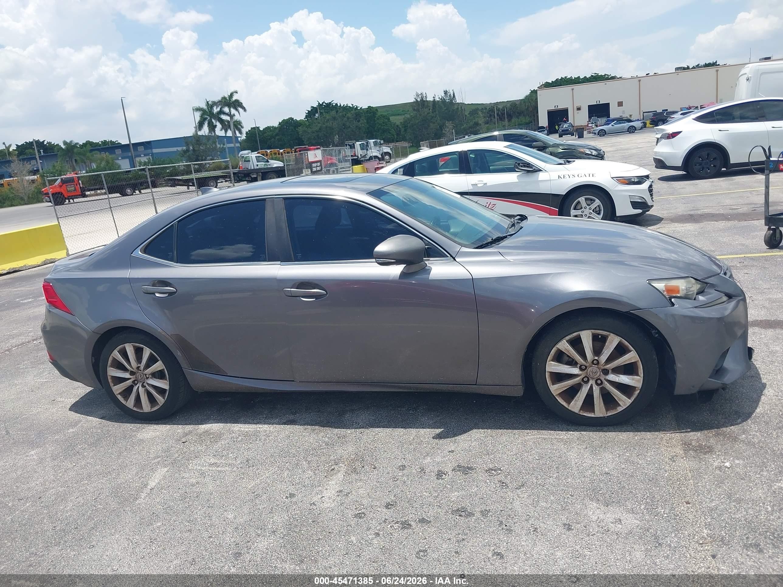 2014 Lexus Is 250   Gray vin: JTHBF1D23E5027789