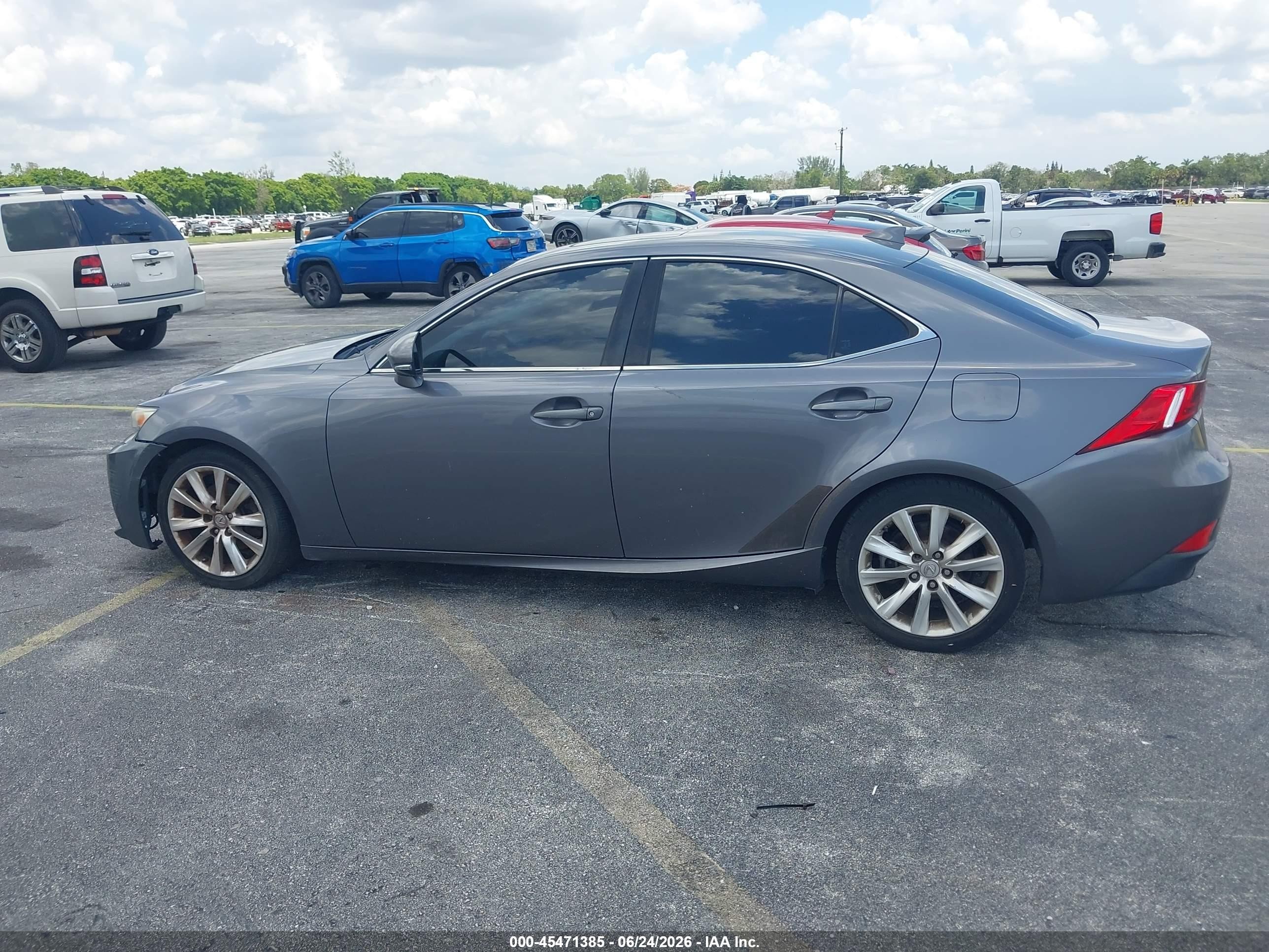 2014 Lexus Is 250   Gray vin: JTHBF1D23E5027789