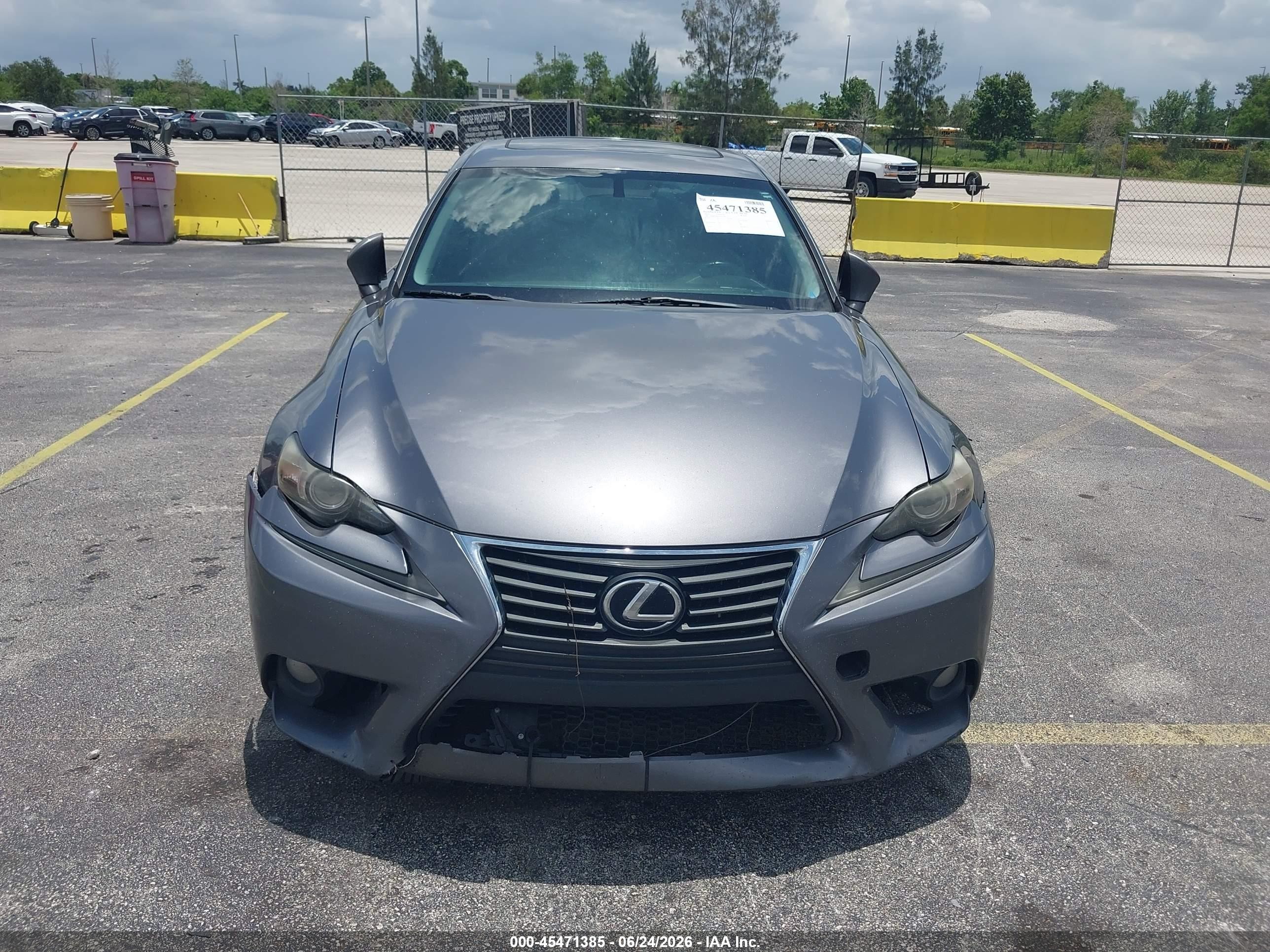 2014 Lexus Is 250   Gray vin: JTHBF1D23E5027789