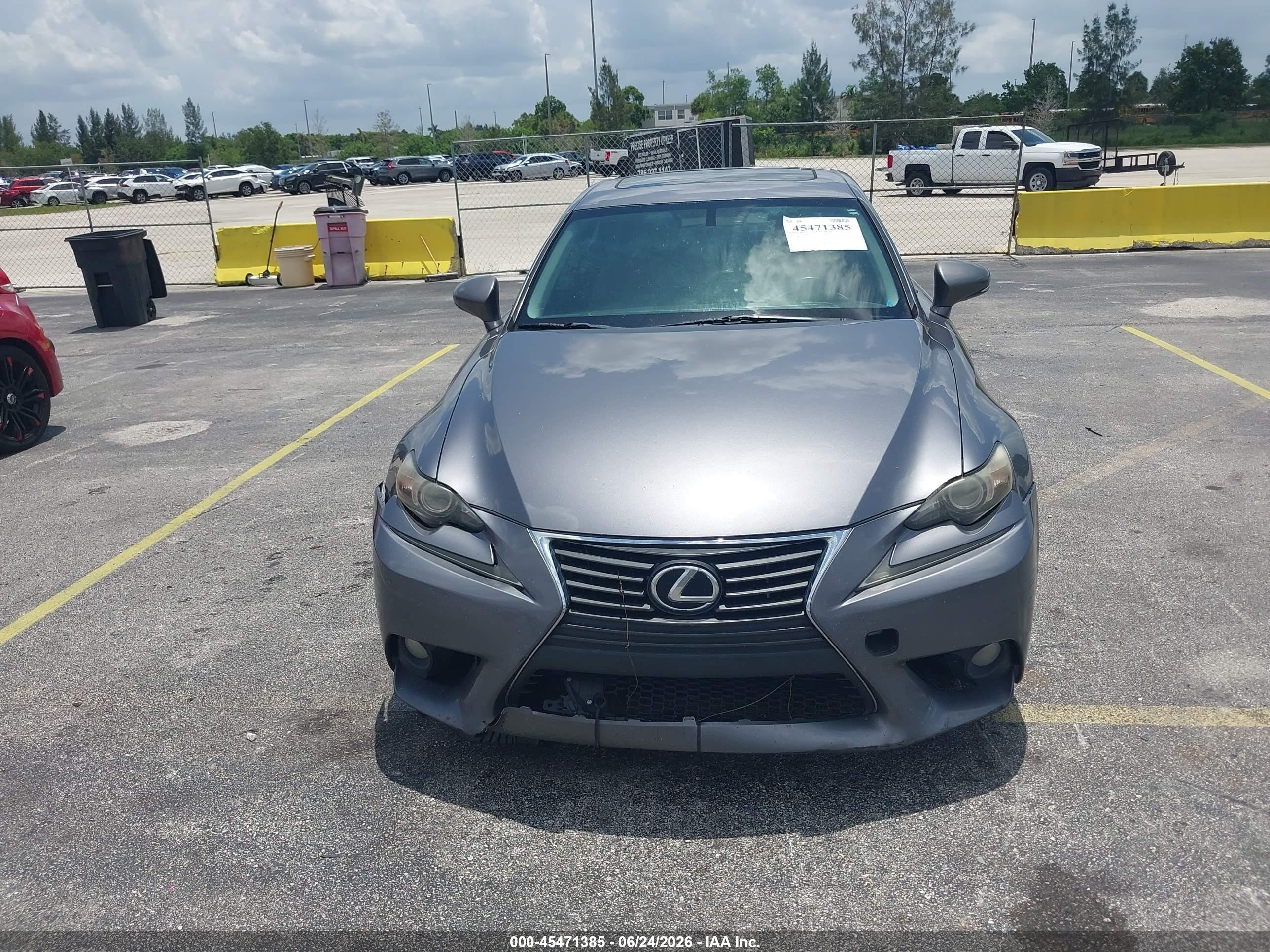 2014 Lexus Is 250   Gray vin: JTHBF1D23E5027789