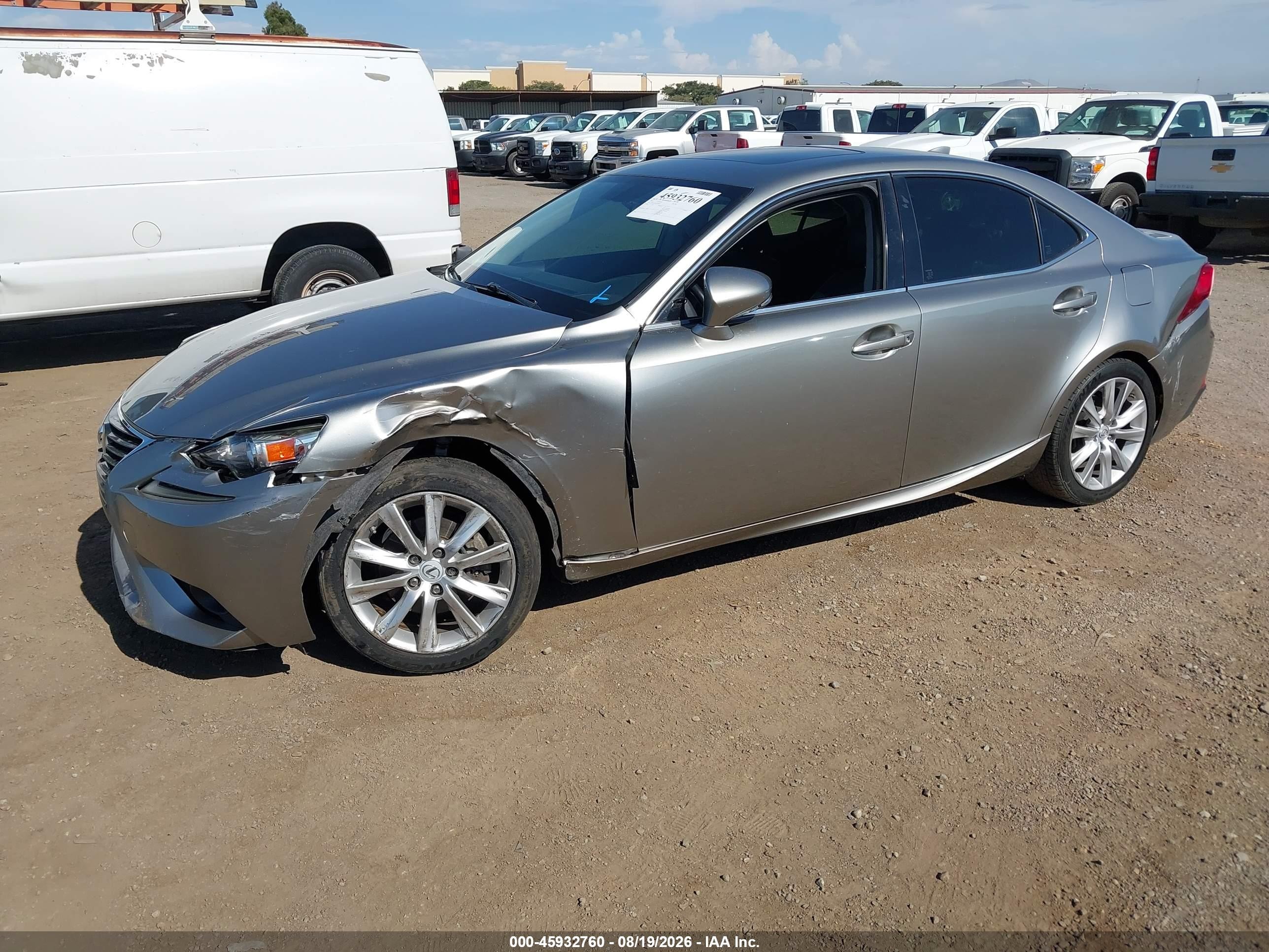 2014 Lexus Is 250   Серебряный vin: JTHBF1D23E5030076