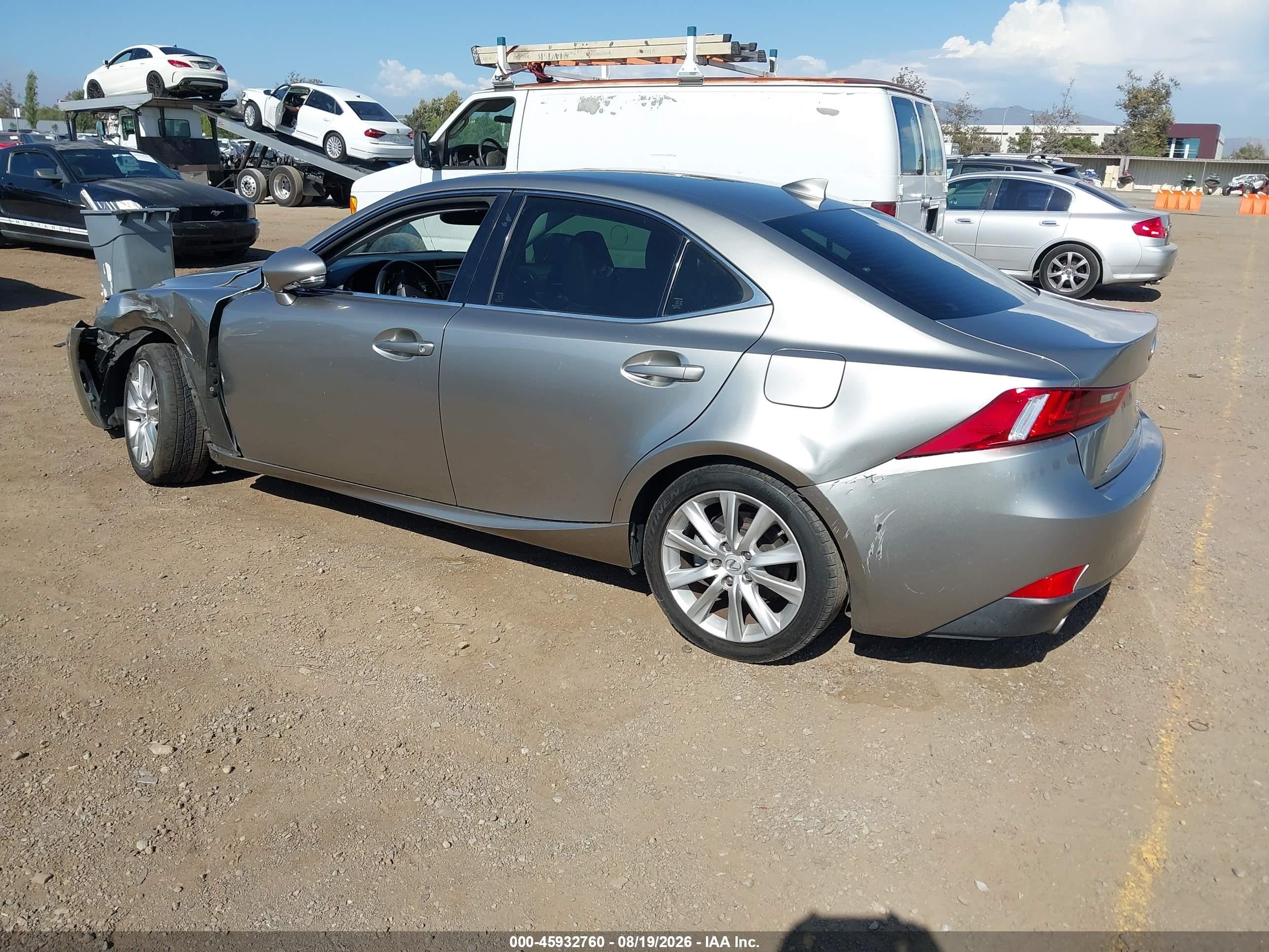 2014 Lexus Is 250   Серебряный vin: JTHBF1D23E5030076