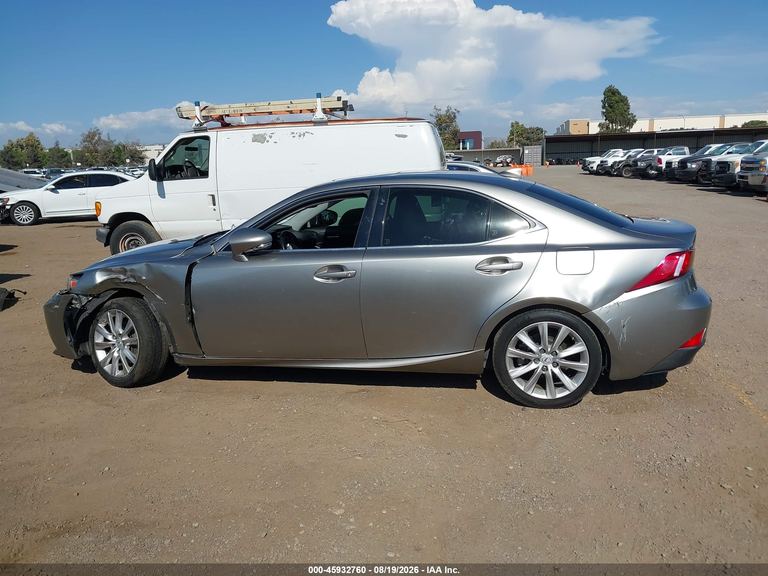 2014 Lexus Is 250   Серебряный vin: JTHBF1D23E5030076