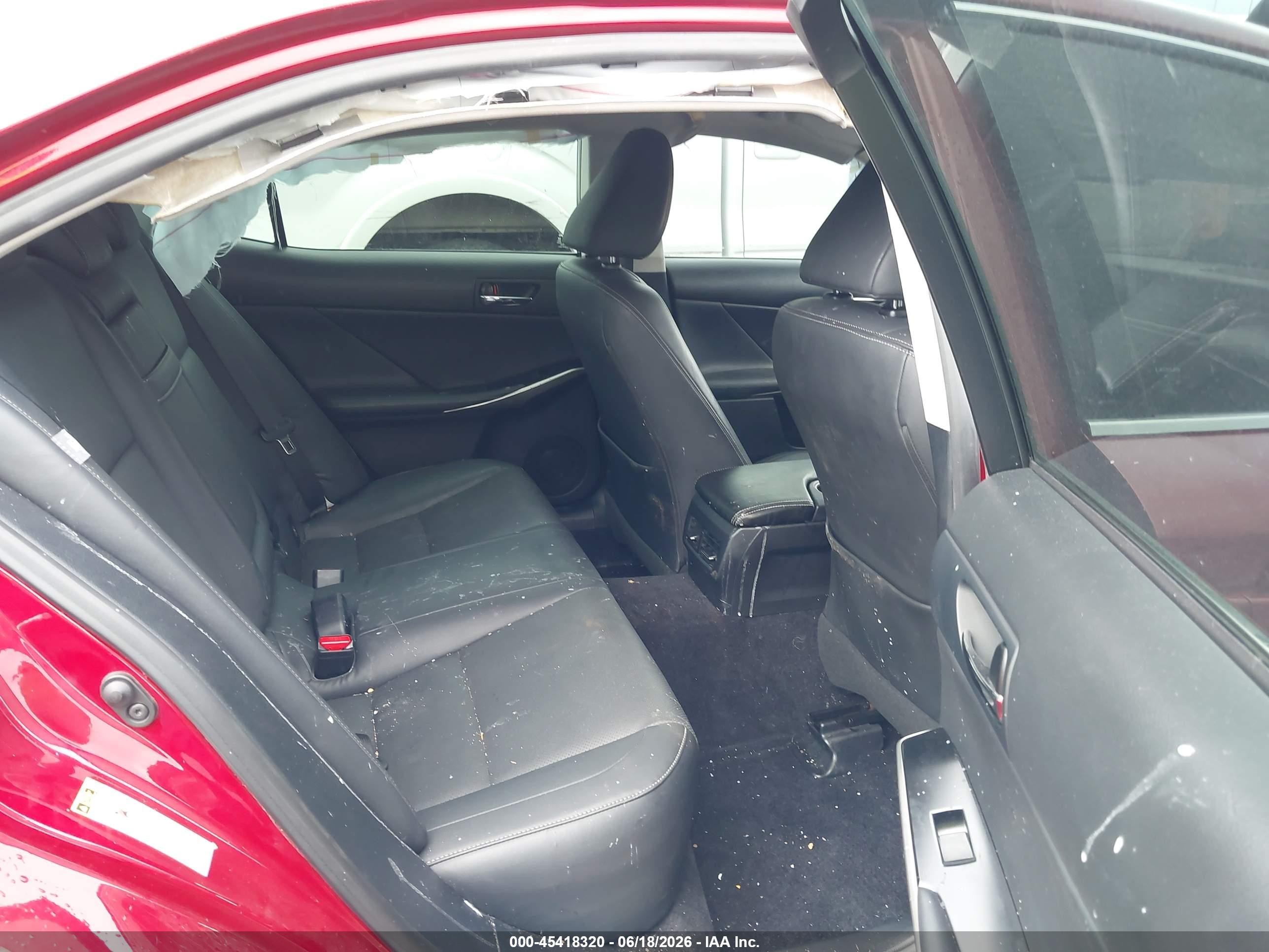 2014 Lexus Is 250   Красный vin: JTHBF1D23E5030398