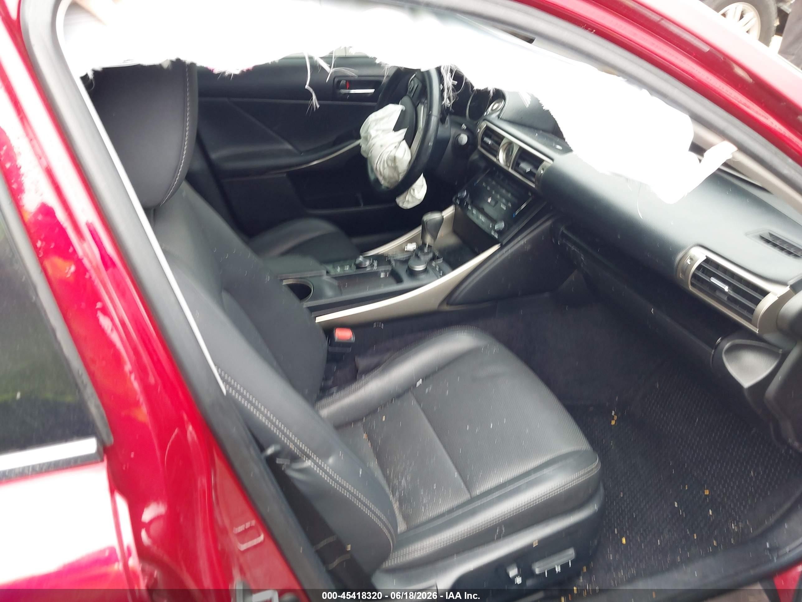 2014 Lexus Is 250   Красный vin: JTHBF1D23E5030398