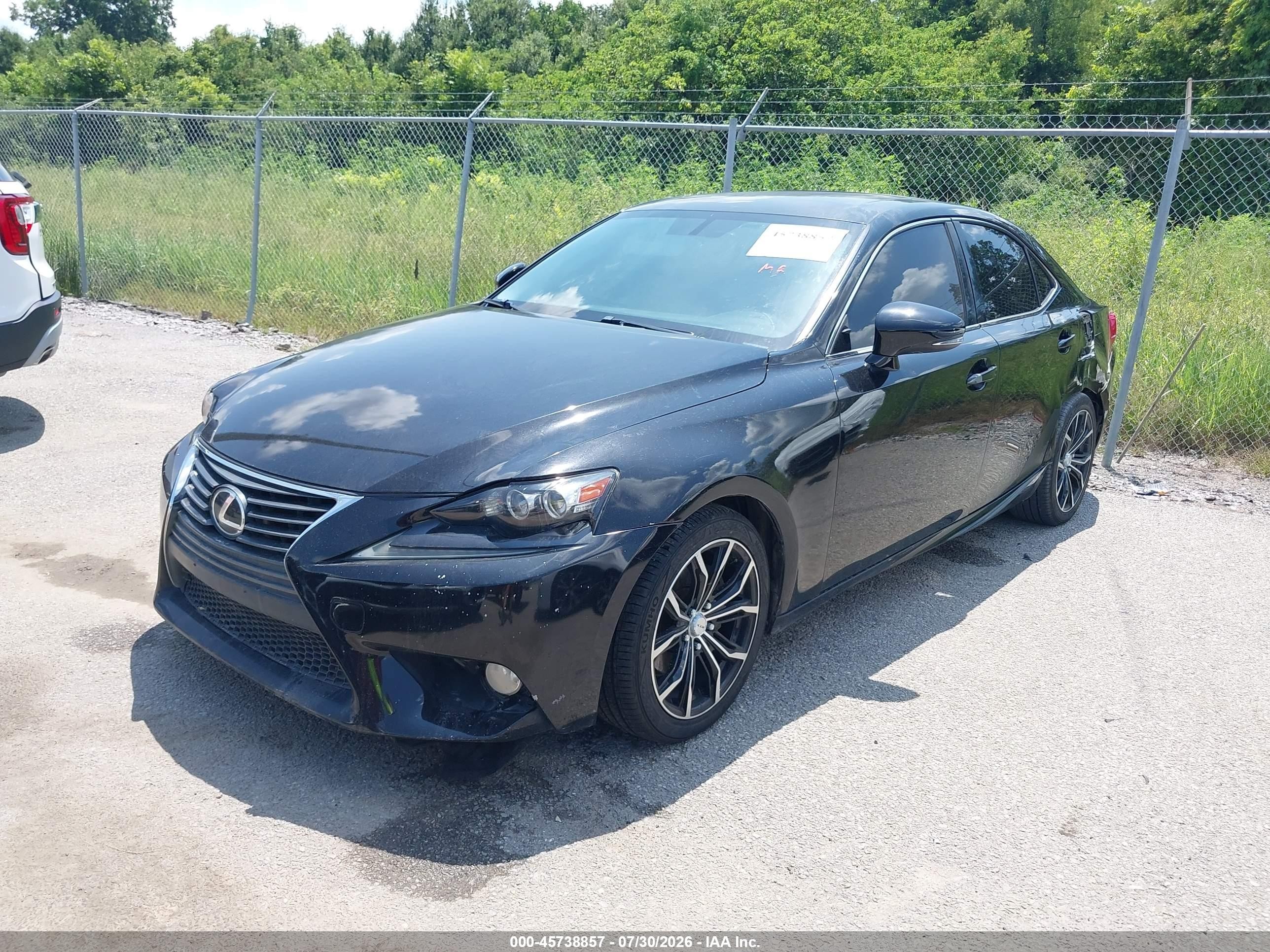 2014 Lexus Is 250   Черный vin: JTHBF1D23E5035097