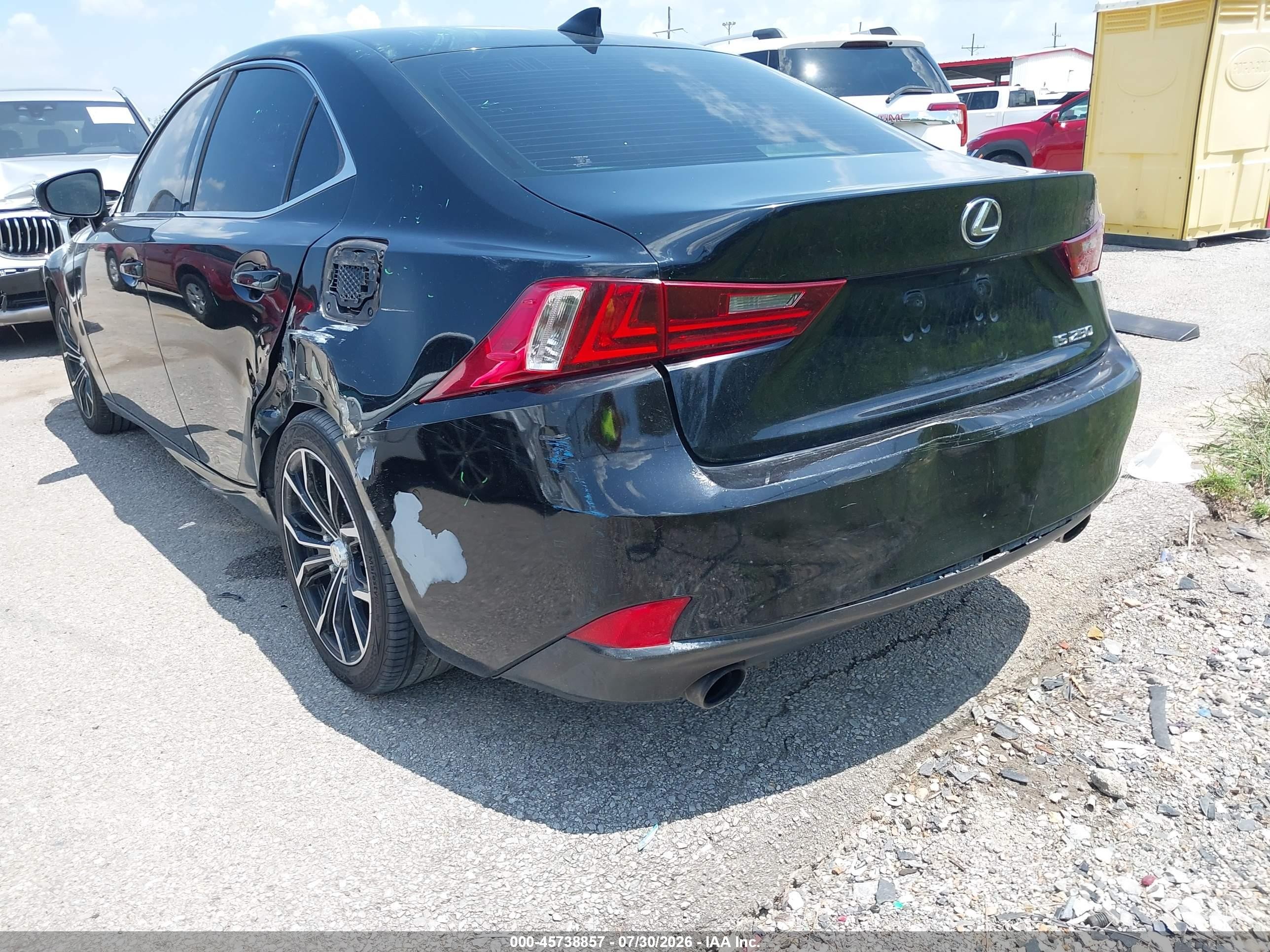 2014 Lexus Is 250   Черный vin: JTHBF1D23E5035097