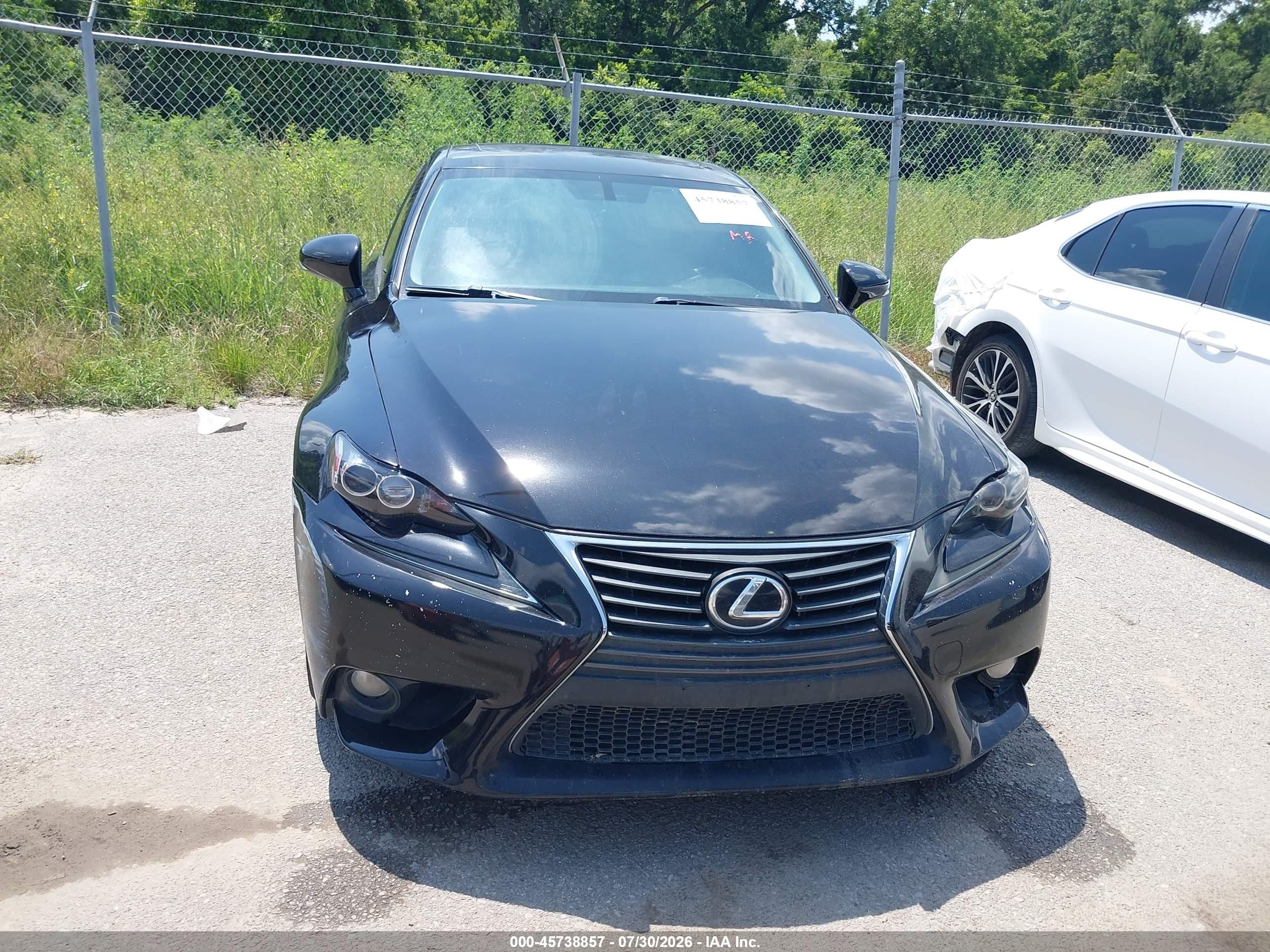 2014 Lexus Is 250   Черный vin: JTHBF1D23E5035097