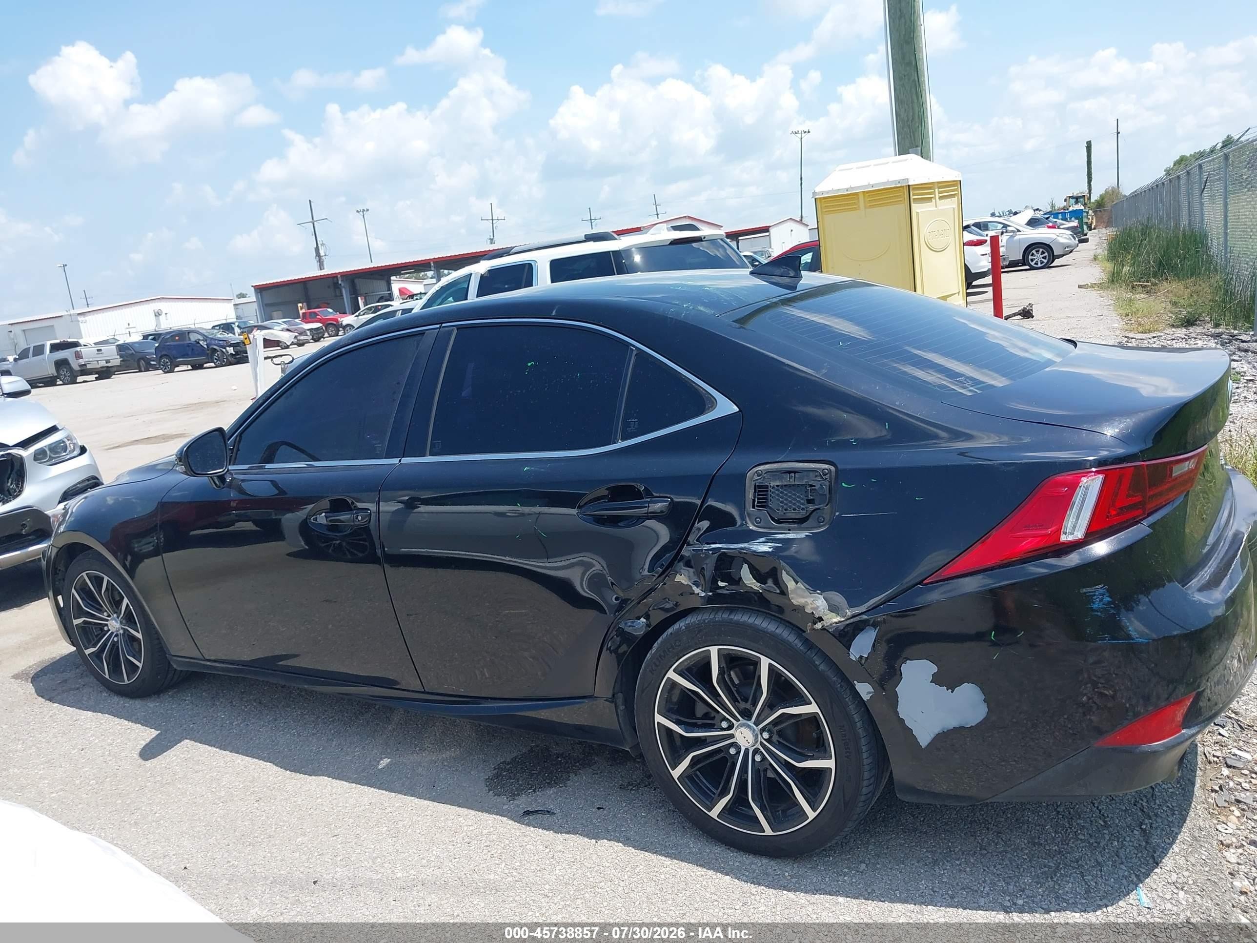 2014 Lexus Is 250   Черный vin: JTHBF1D23E5035097